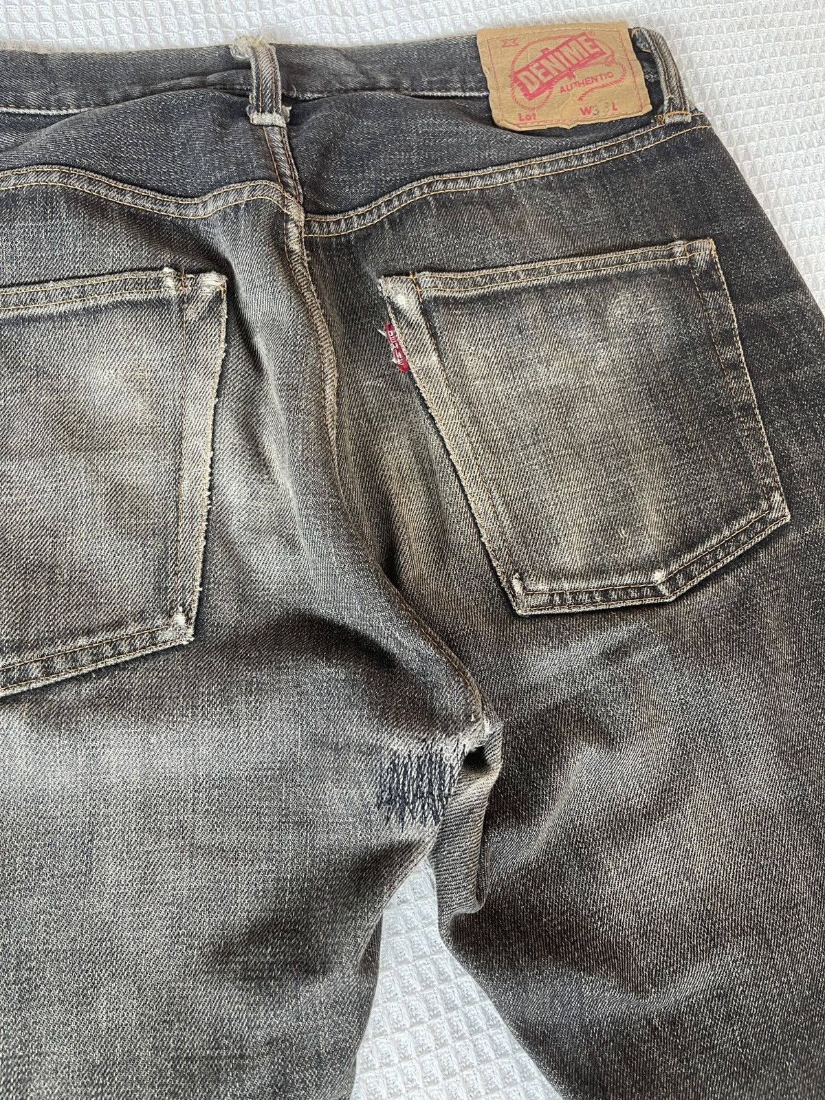 Denime Rare🔥Vintage Denime Japan Selvedge Jeans Size US 33 - 10 Thumbnail