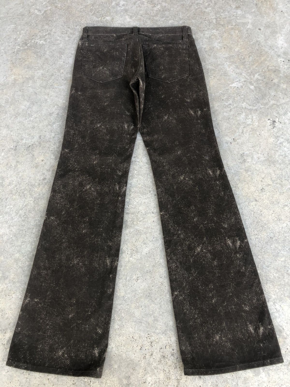 If Six Was Nine Nicole Club Flared Jeans Distressed Denim Size US 29 - 2 Thumbnail