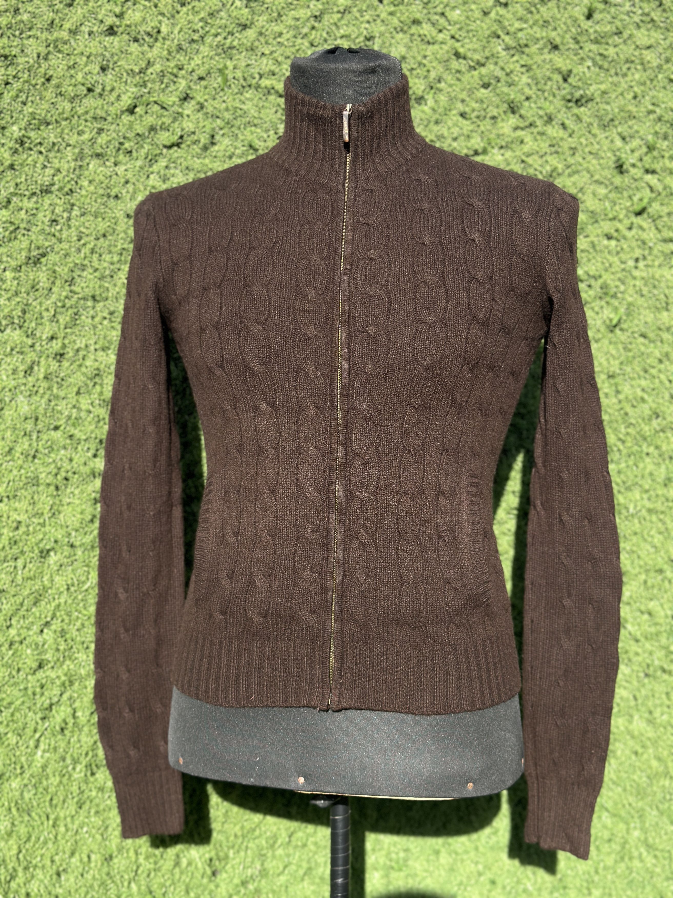Ralph Lauren Black Label Ralph Lauren Black Label Cashmere Knit Zip Cardigan Size M Size M / US 6-8 / IT 42-44 - 6 Thumbnail