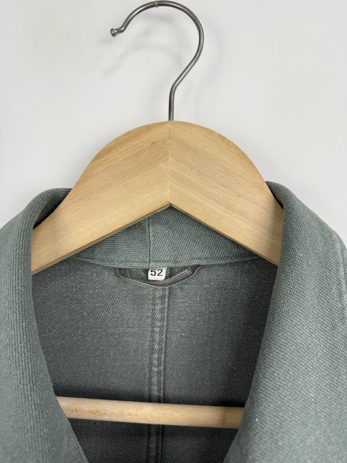 Le Laboureur 🇨🇭 Vintage 70s Swiss Army Military Work Jacket WSB Qualite Size US M / EU 48-50 / 2 - 6 Thumbnail