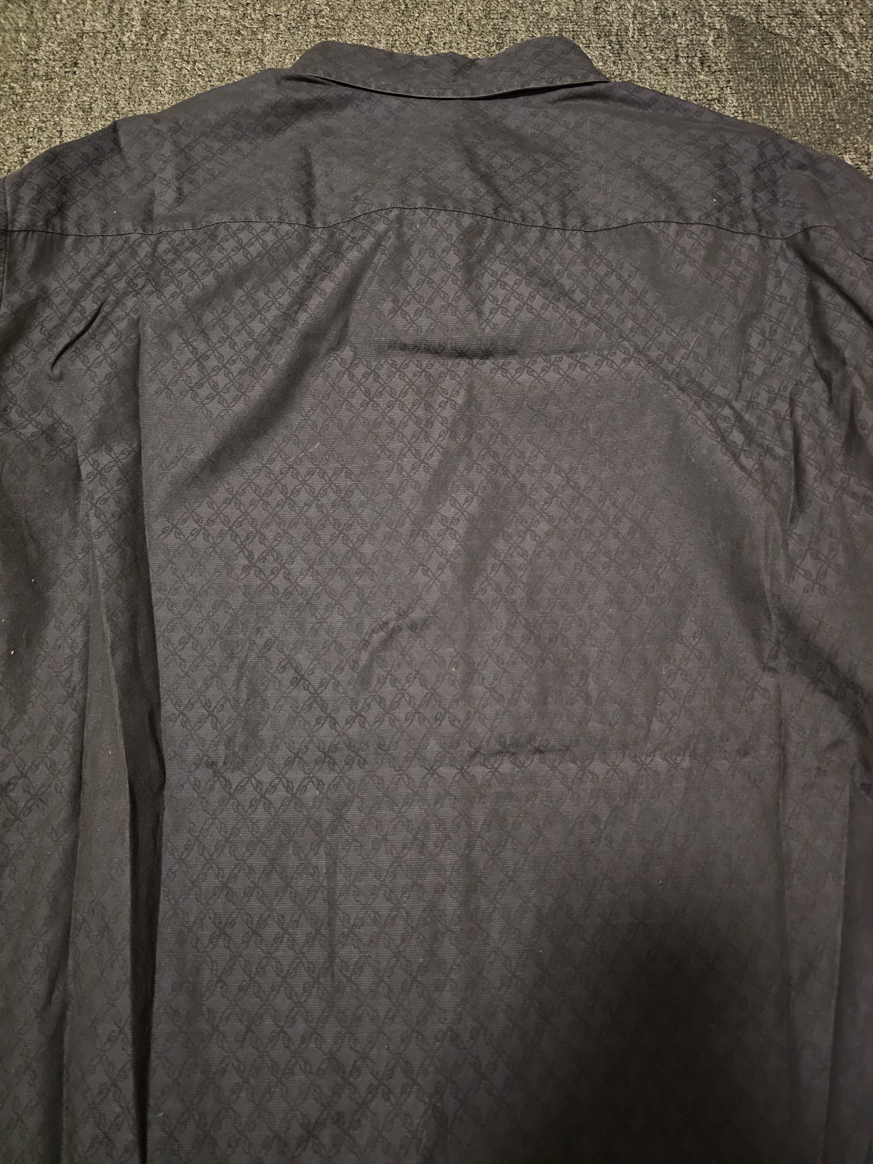Brioni Brioni men's dark blue striped shirts size XXXXL Size US XXL / EU 58 / 5 - 5 Thumbnail