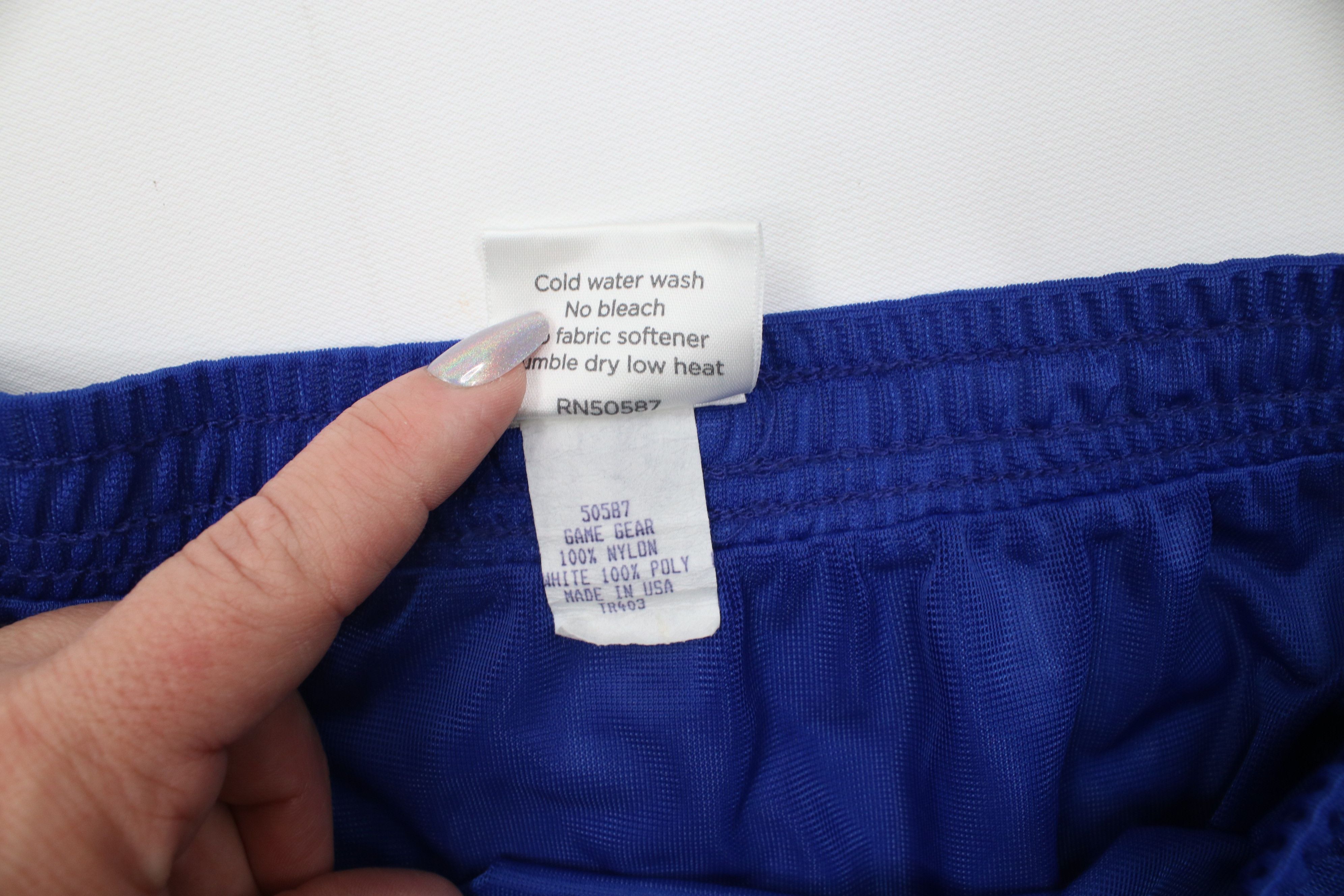Vintage Vintage Streetwear Nylon Lined Running Short Shorts USA Blue Size US 32 / EU 48 - 6 Thumbnail
