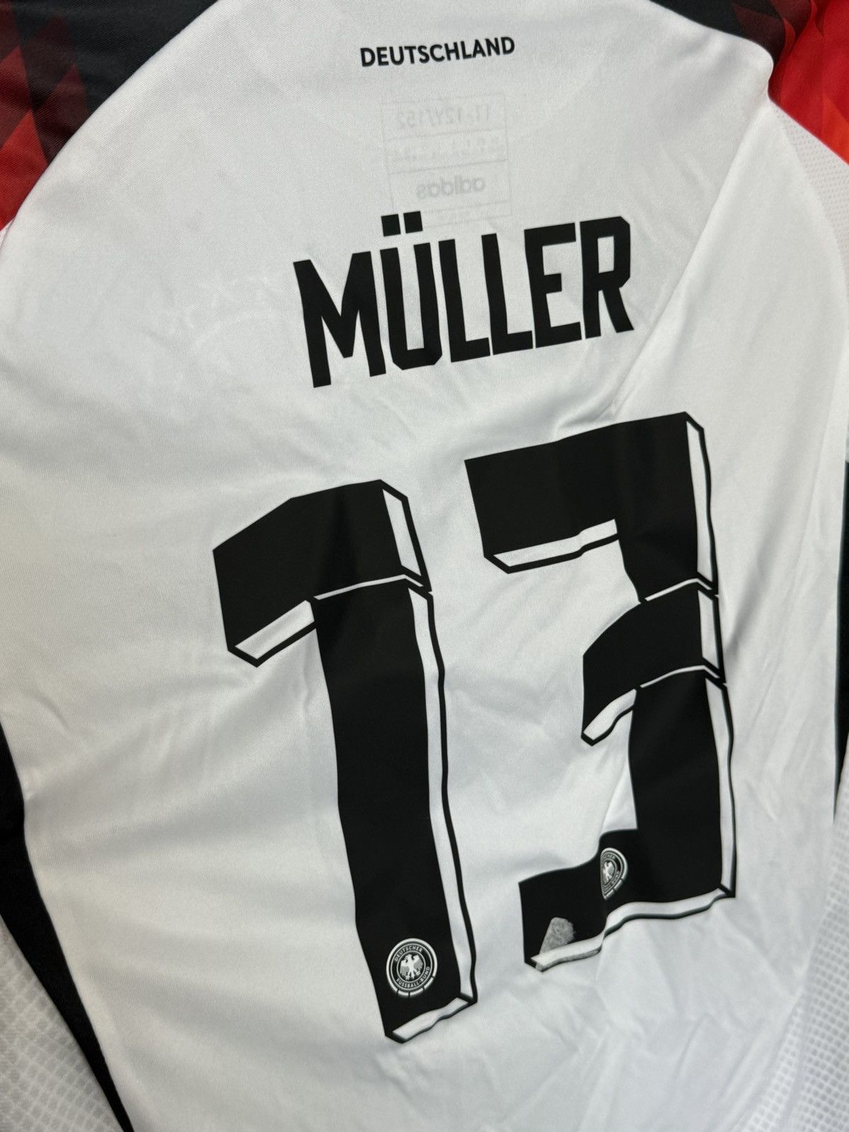 Adidas KIDS New Germany 2024 Home Muller Football Jersey Y-Shirt Size US XS / EU 42 / 0 - 3 Thumbnail