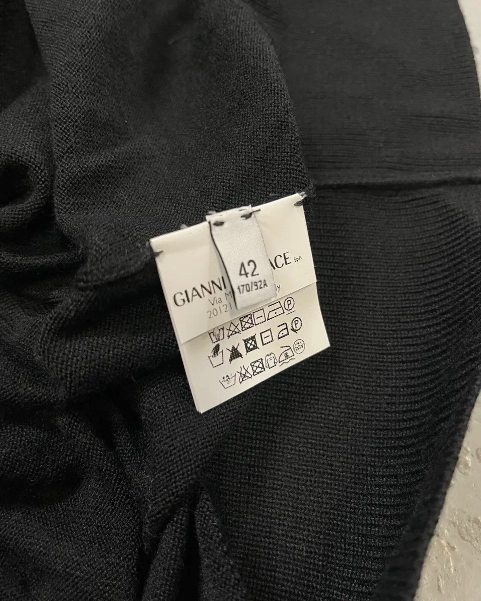 Versace 2010s Versace Black Star Embroidered Cardigan Size S / US 4 / IT 40 - 10 Thumbnail