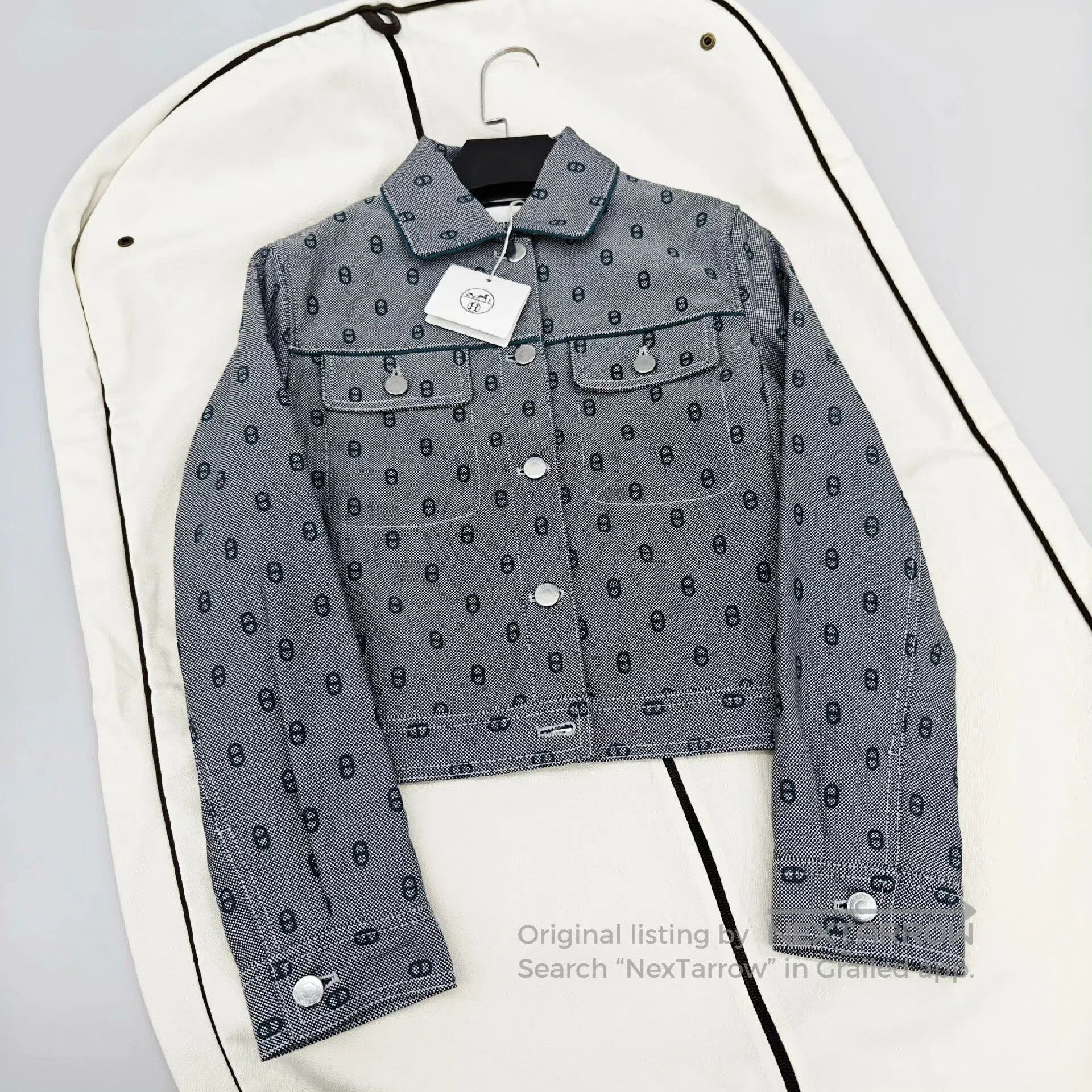 Hermes Hermes 23FW Pig Nose Denim Jacket. Size US S / EU 44-46 / 1 - 1 Thumbnail