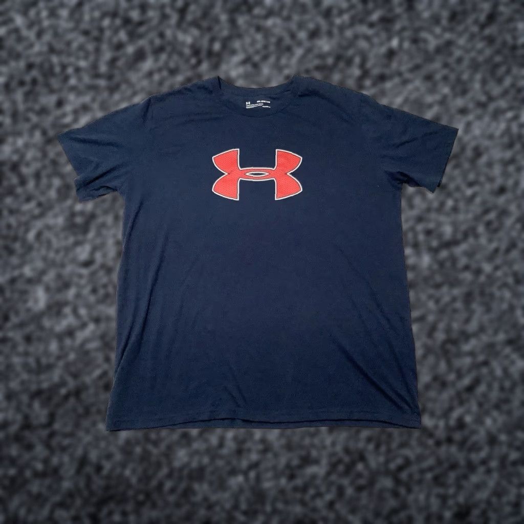 Under Armour Under Armour T Shirt Blue XXL HeatGear Short Sleeve Mens Training Size US XXL / EU 58 / 5 - 1 Thumbnail