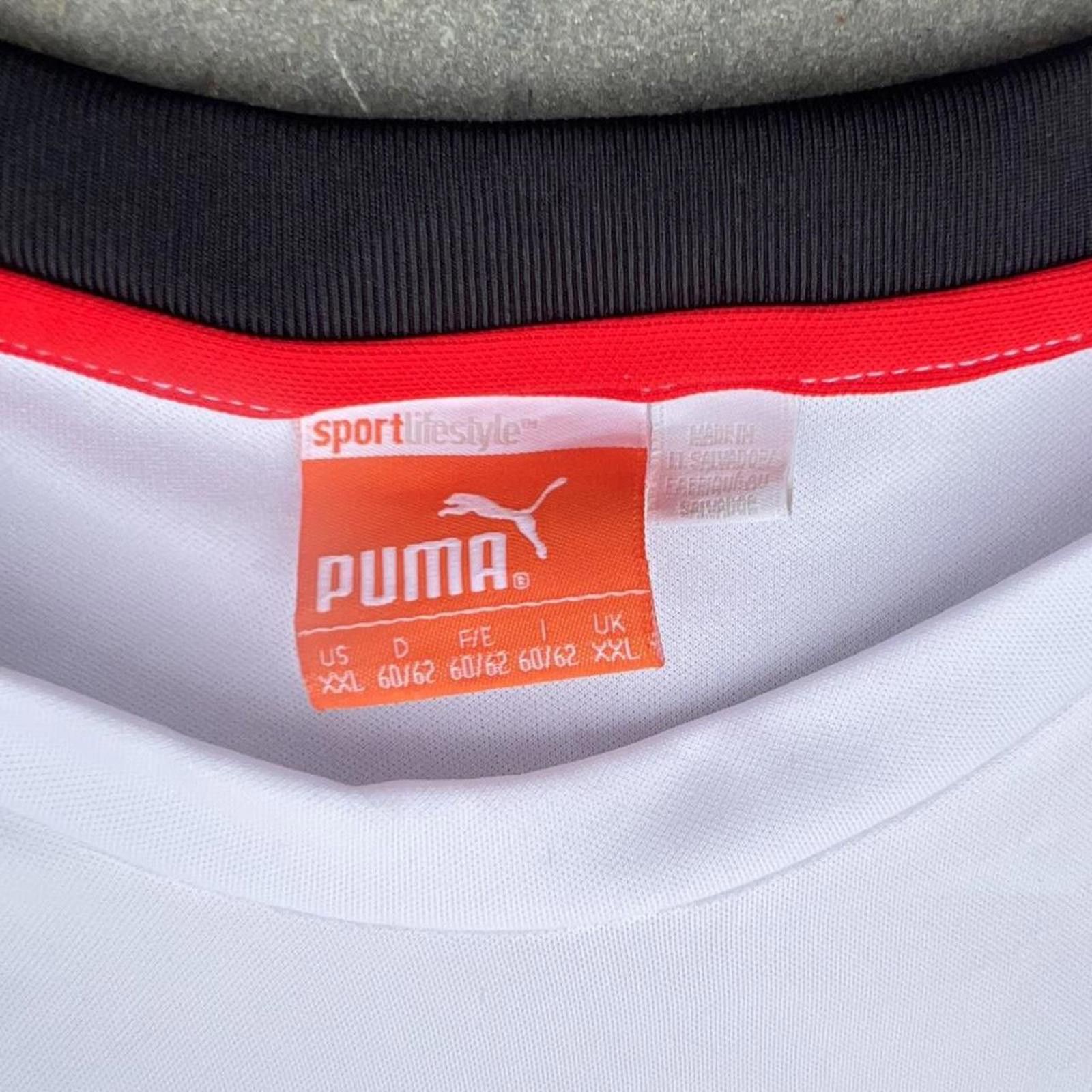 Puma Puma Men's White and Black Tshirt Size US XXL / EU 58 / 5 - 3 Thumbnail