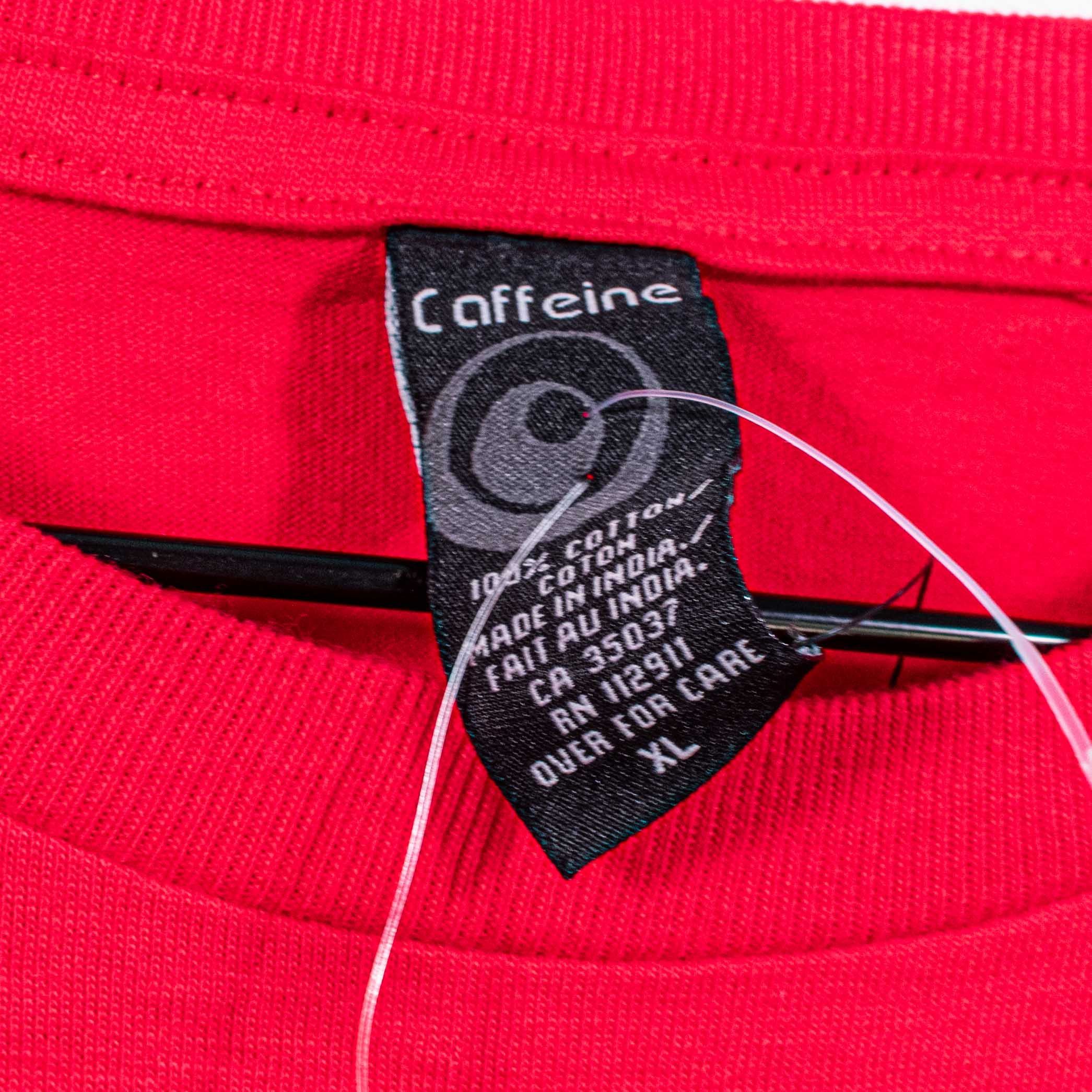 Vintage Caffeine Culture Rave Techno T-Shirt XL Y2K Skate EDM Size US XL / EU 56 / 4 - 5 Thumbnail