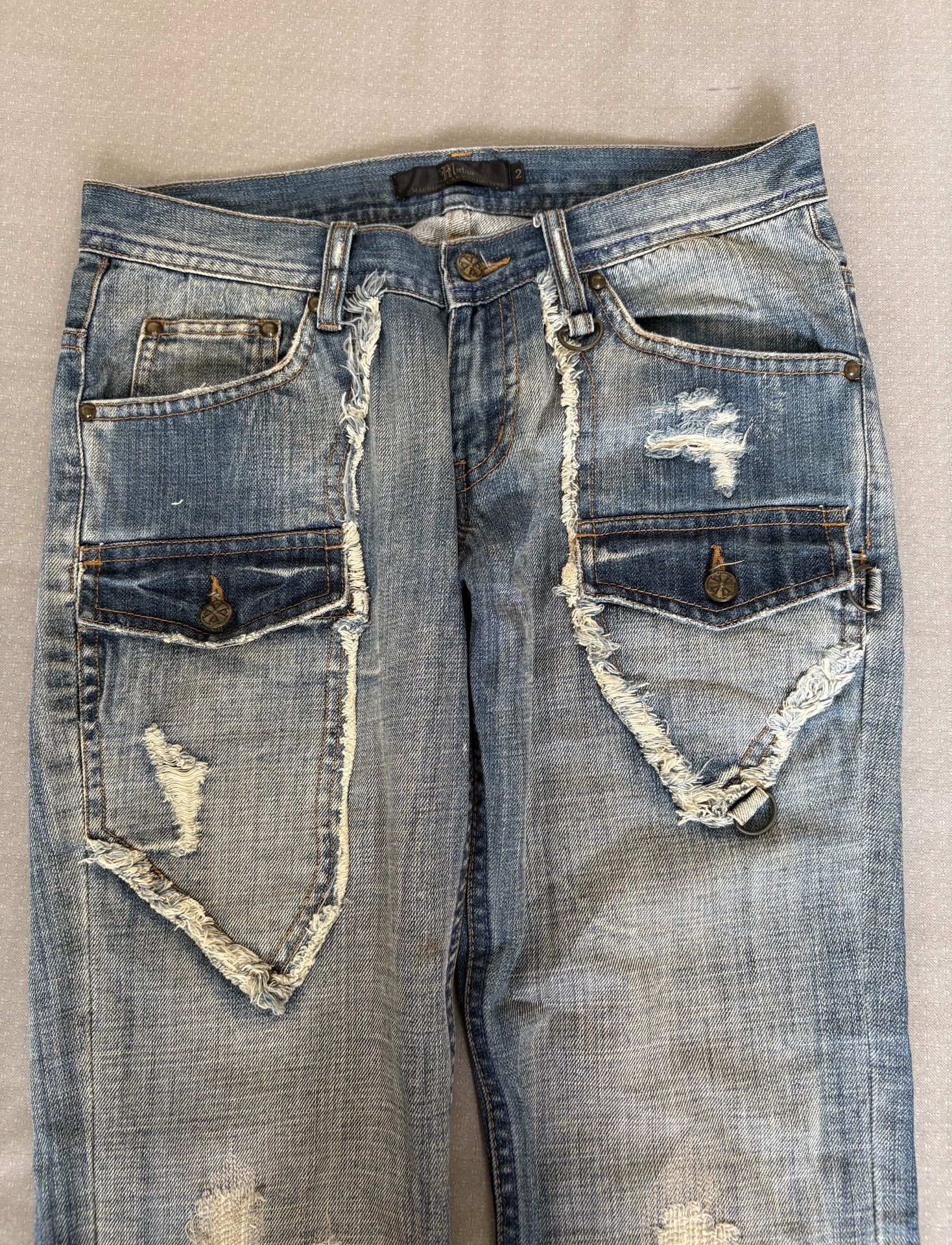Other Midas Vintage Irregular Pocket Denim Jeans 82/108 Size US 32 / EU 48 - 6 Thumbnail