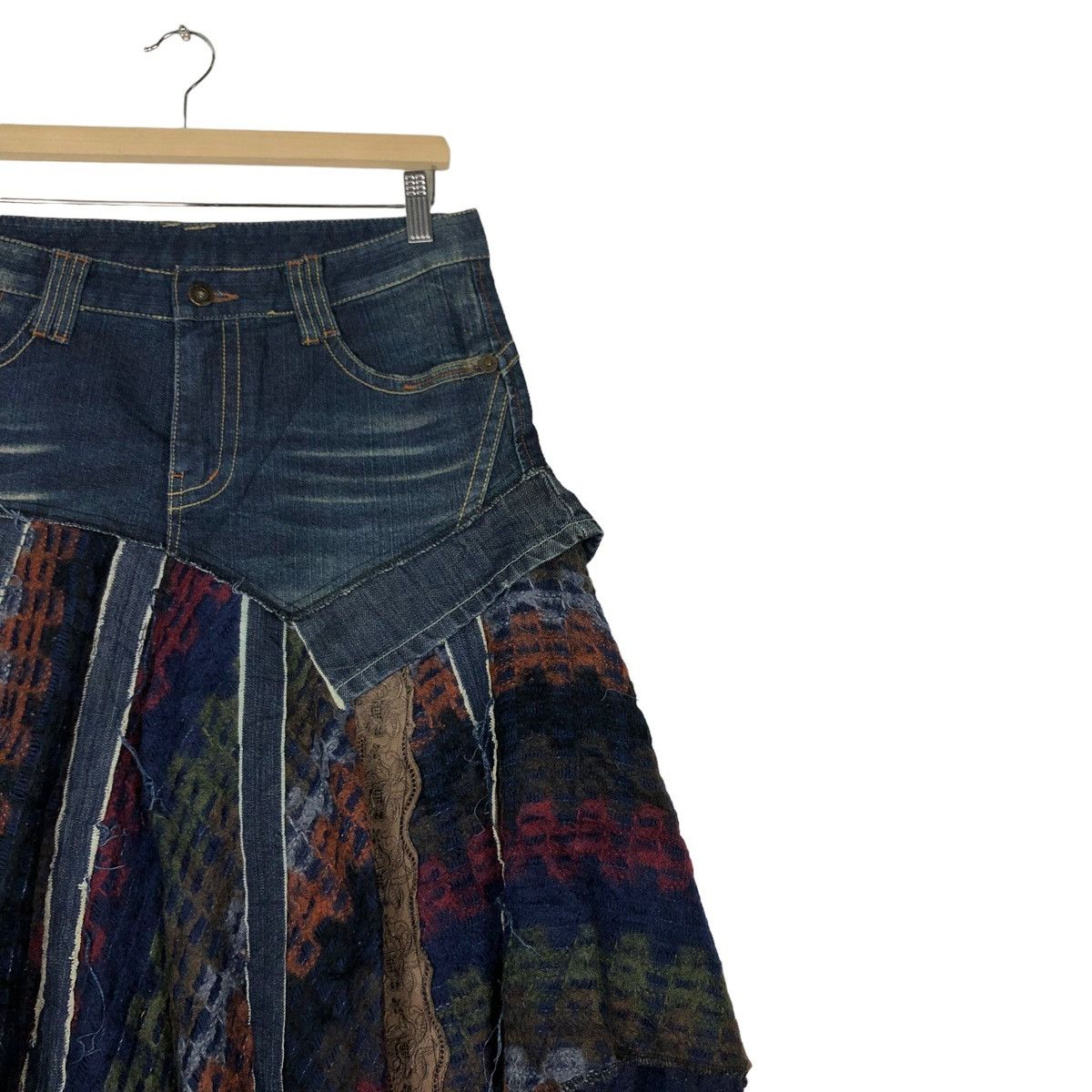 Hysteric Glamour 🔥VTG SKIRTS DENIM NAVAJO DESIGN PUNK STYLE JAPAN Size 30" / US 8 / IT 44 - 7 Thumbnail