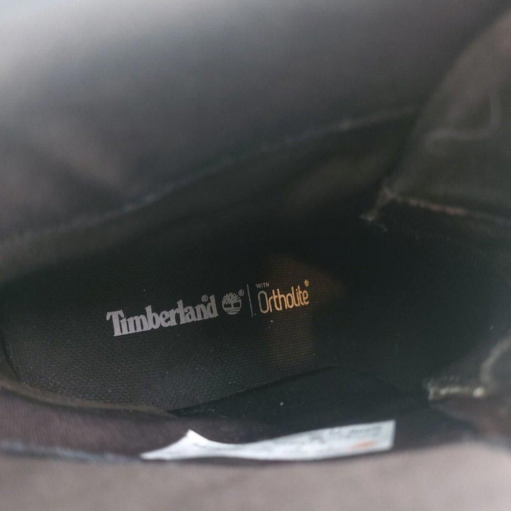Timberland Timberland Womens Brown Leather Olive Heel Booties Size US 7 / IT 37 - 10 Thumbnail