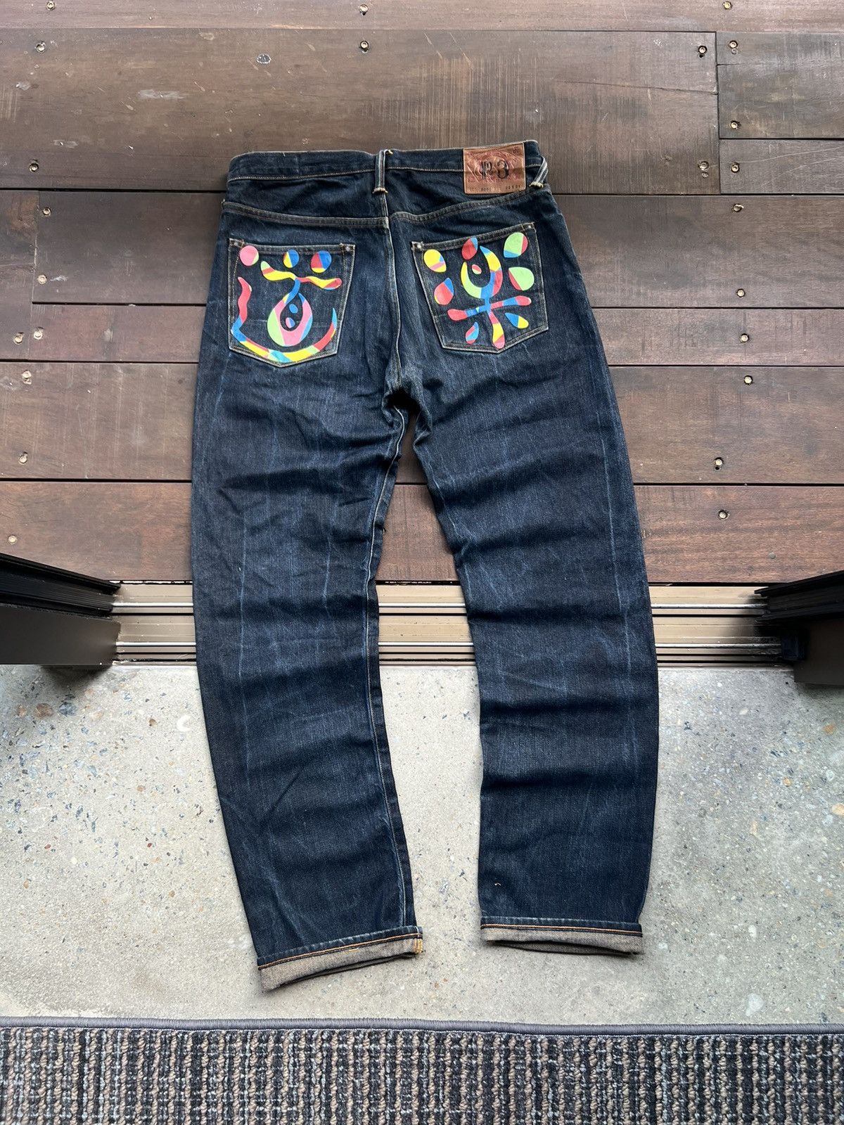 Evisu EVISU RARE DENIM BAGGY JEANS Y2K HANDPAINTED LOT N3 Size US 32 / EU 48 - 1 Thumbnail