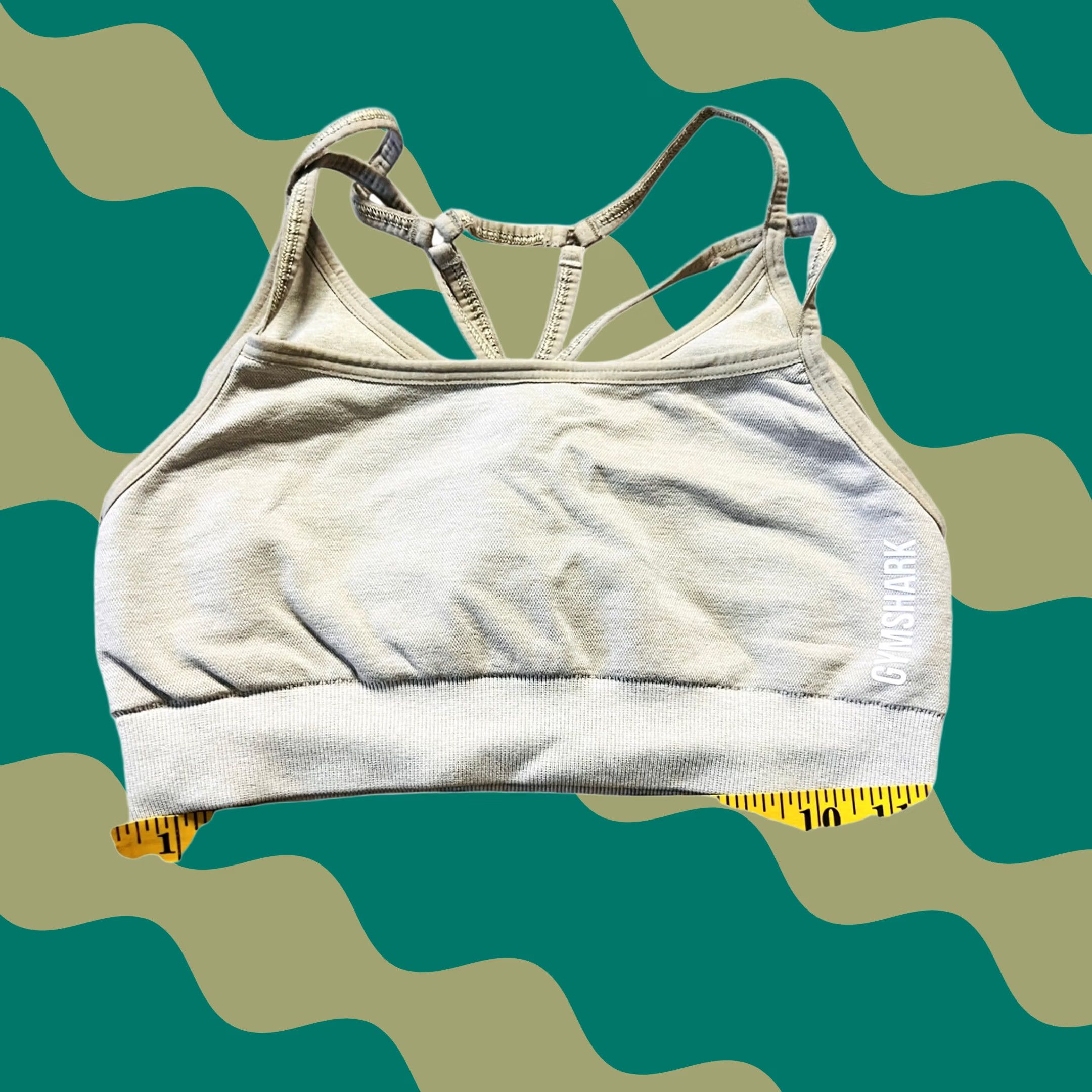 Gymshark VINTAGE Gymshark Racer Back Sports Bra XS Tan Cream Women Sports Bra XS Tan Gymshark Racer Back Athletic Wear Women XS Cream Tan Ladies Women Size ONE SIZE - 1 Thumbnail