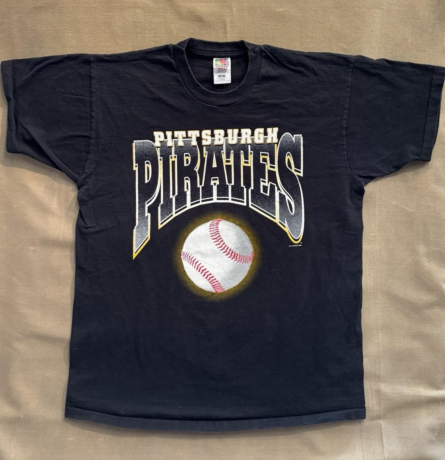 Vintage Vintage 90s 1997 Pittsburgh Pirates MLB Single Stitch Shirt Size ONE SIZE - 1 Thumbnail