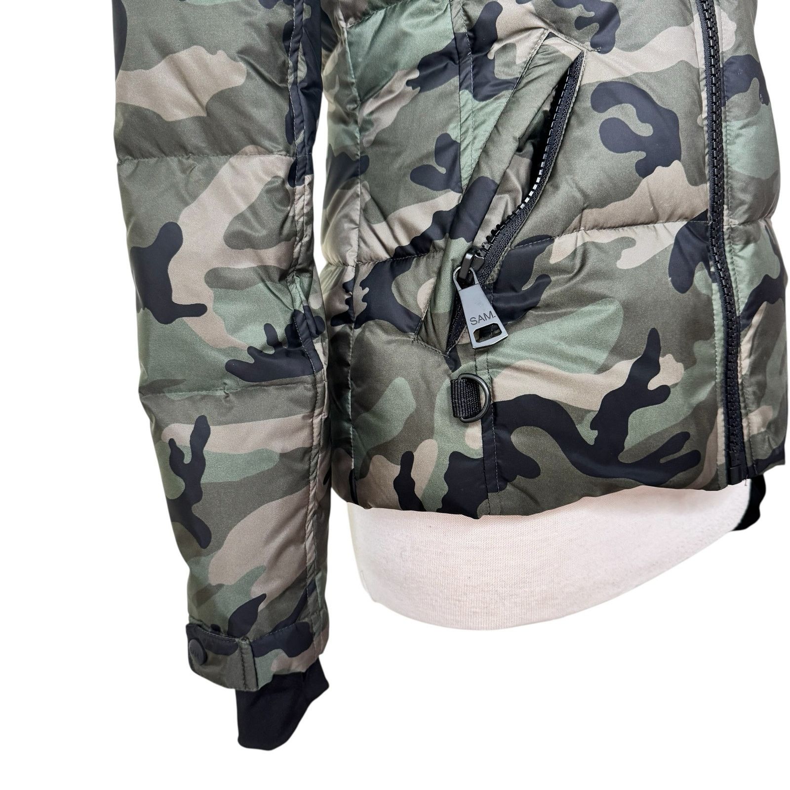 SAM. SAM. New York Camo Freestyle Down Feather Puffer Jacket Size S / US 4 / IT 40 - 8 Thumbnail