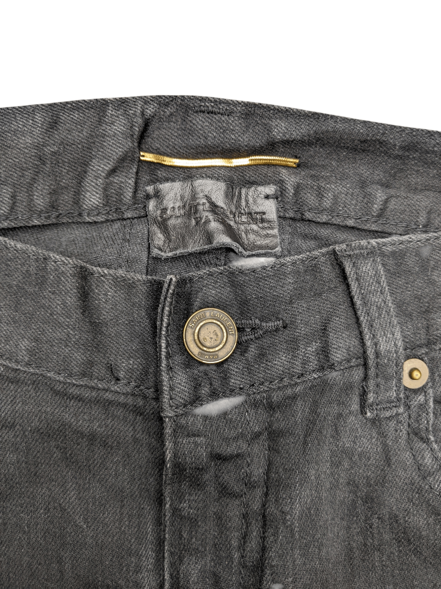 Saint Laurent Paris Saint Laurent Distressed Jeans D 01 W/SK - LW Size US 28 / EU 44 - 3 Thumbnail