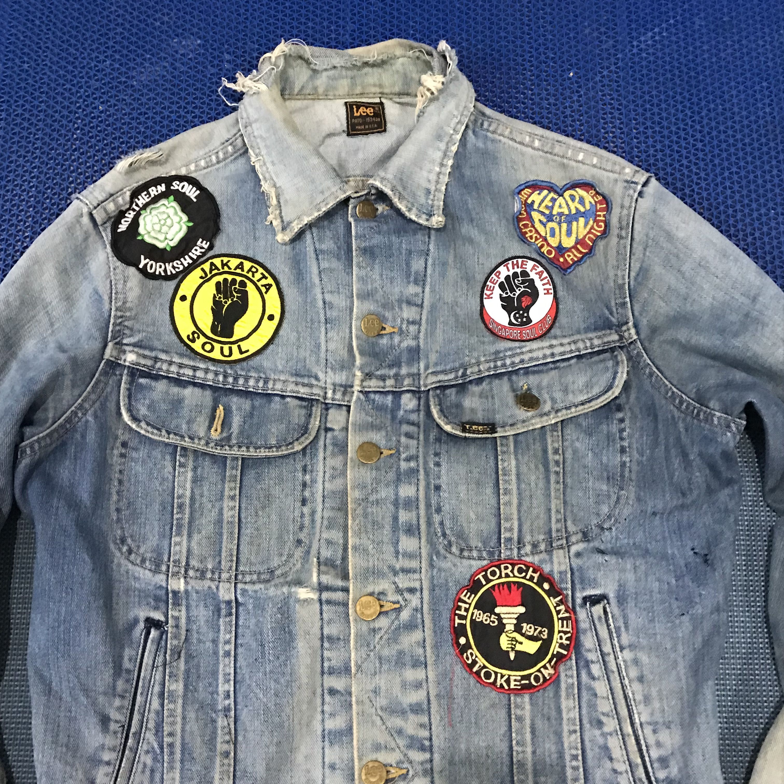 Lee Vintage Lee trucker jeans northern Soul Patch jacket Size US M / EU 48-50 / 2 - 7 Thumbnail