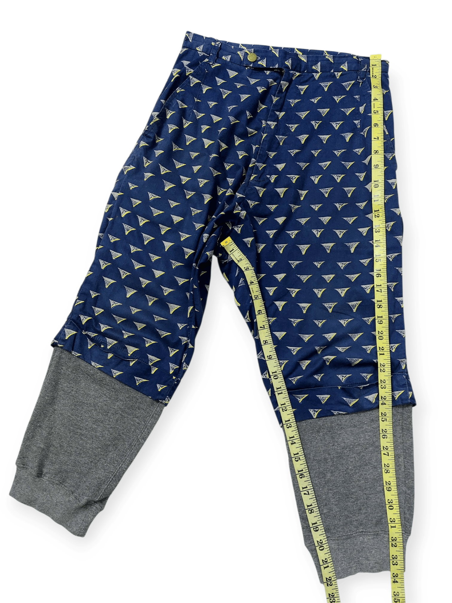 mercibeaucoup Issey Miyake Mercibeaucoup Drop Crotch Printed Pants Size US 29 - 15 Thumbnail
