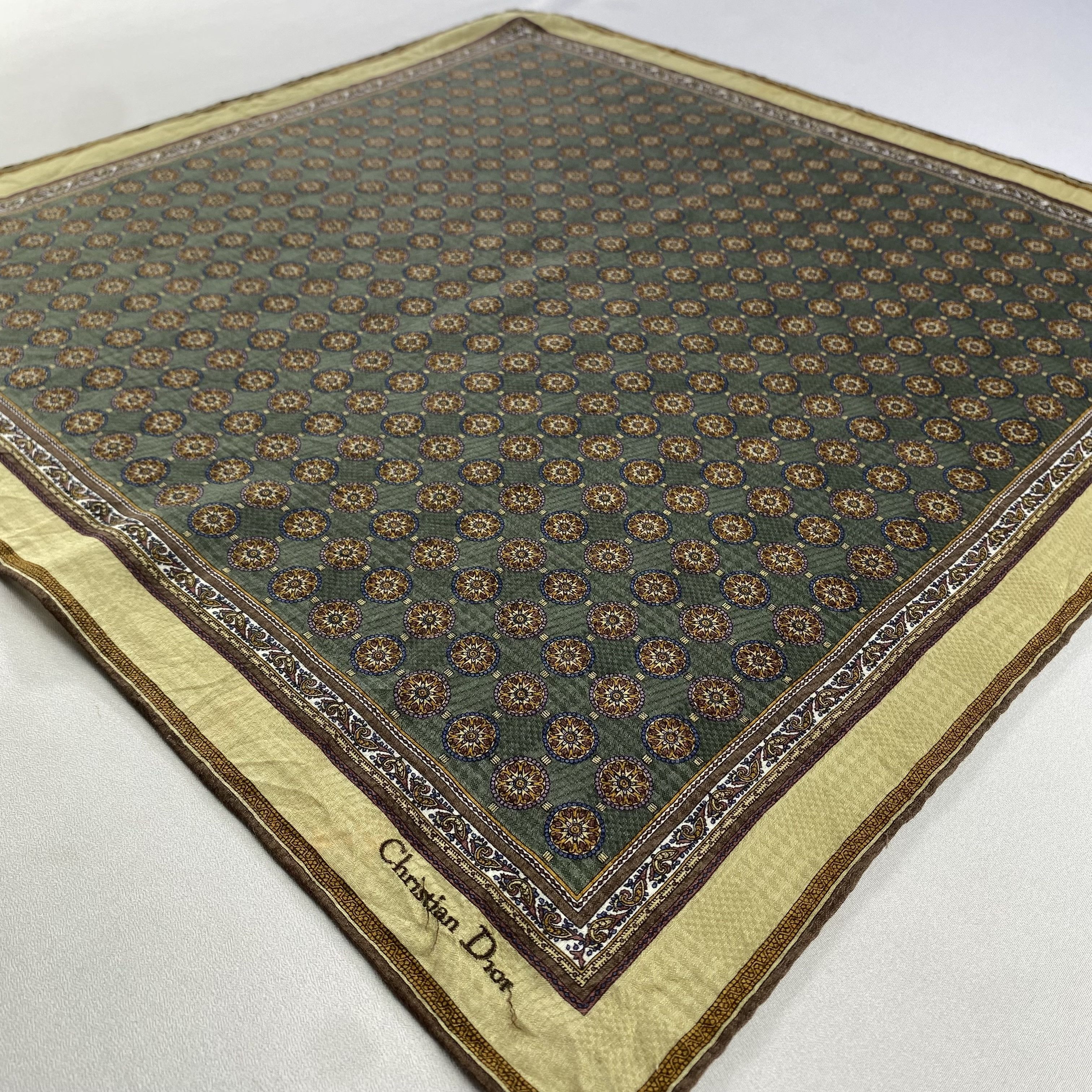Vintage Christian Dior Monsieur Bandana/ Handkerchief / Neckerchief Size ONE SIZE - 2 Thumbnail