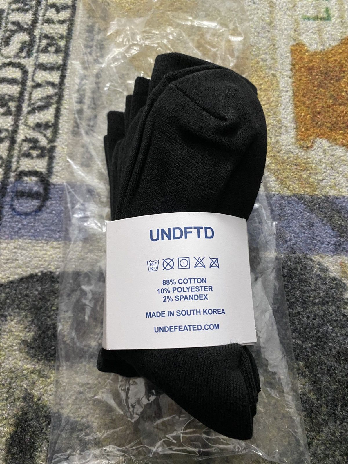 Undefeated Undefeated Icon Crew Socks (Pack of 3) Size ONE SIZE - 3 Thumbnail