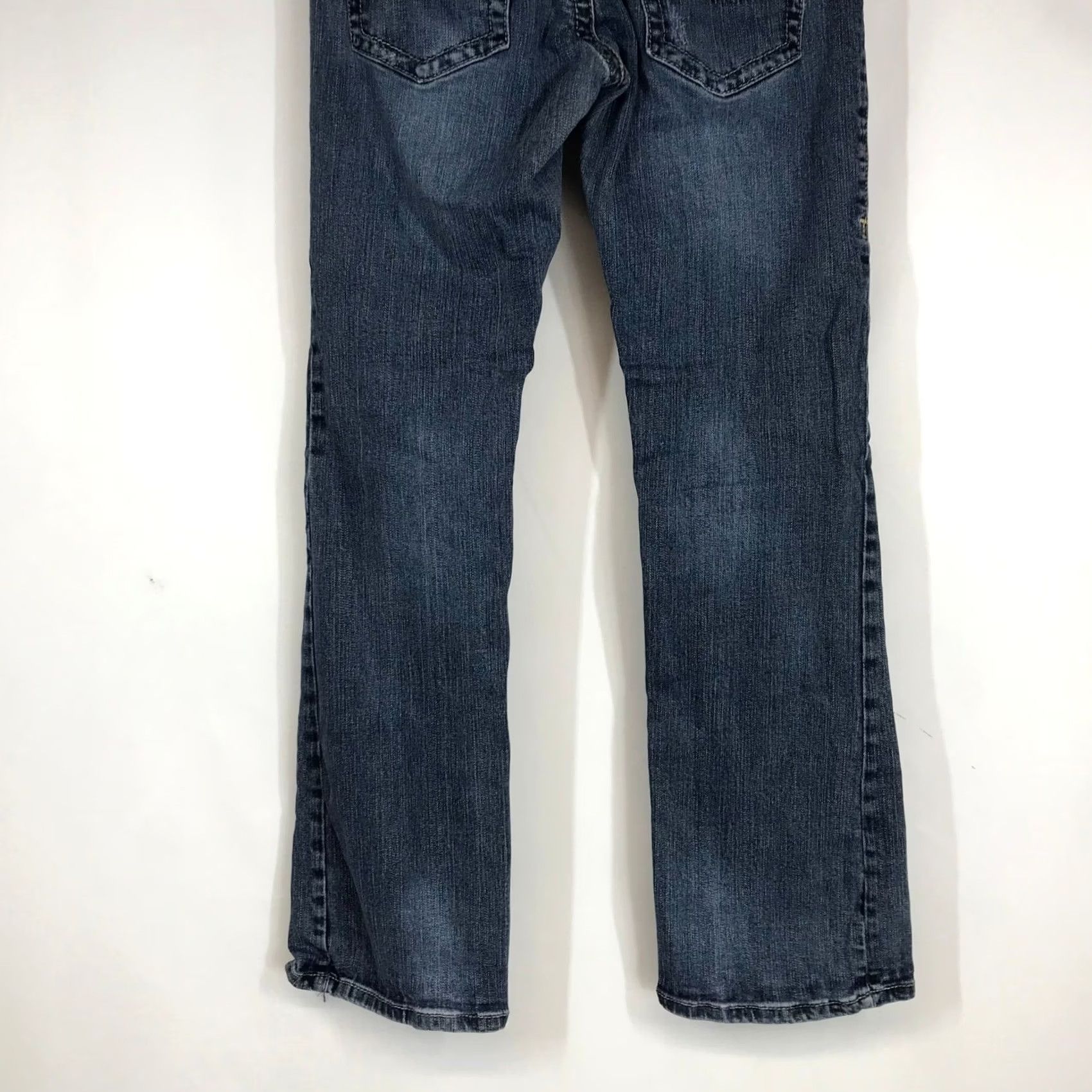 CO Cowgirl Tuff Co Bootcut Jeans Dark Wash Embroidered Pockets 5-Pocket 28x31 Western Western Womens Jeans Size 27" / US 4 / IT 40 - 6 Thumbnail