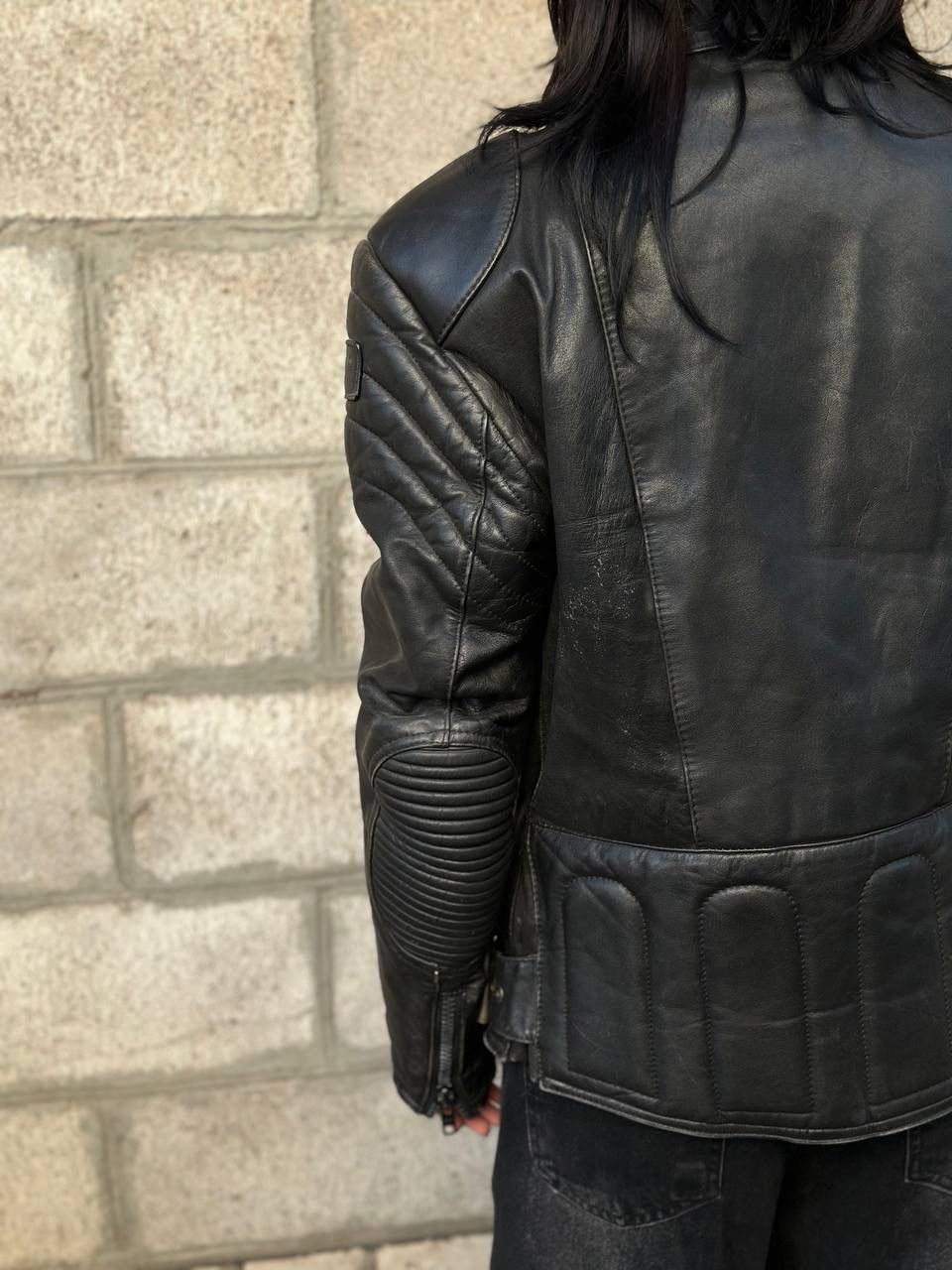 Genuine Leather VTG Moto Leather Jacket Size M Y2K Western 00s USA Hype Tren Size US L / EU 52-54 / 3 - 9 Thumbnail