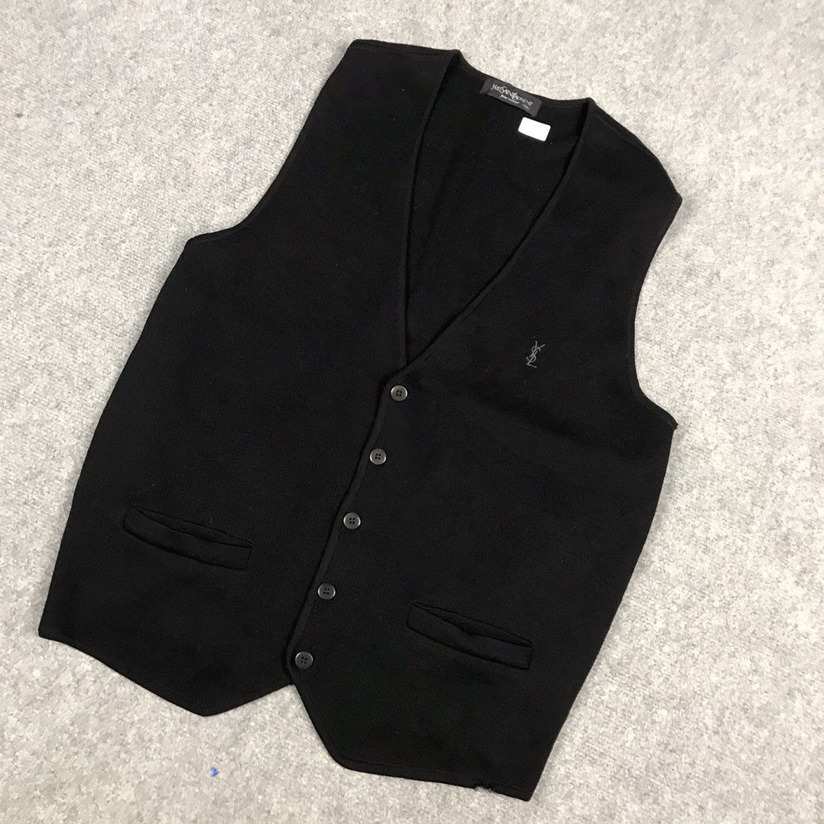 Yves Saint Laurent YVES SAINT LAURENT POUR HOMME KNITWEAR VEST Size US L / EU 52-54 / 3 - 3 Thumbnail