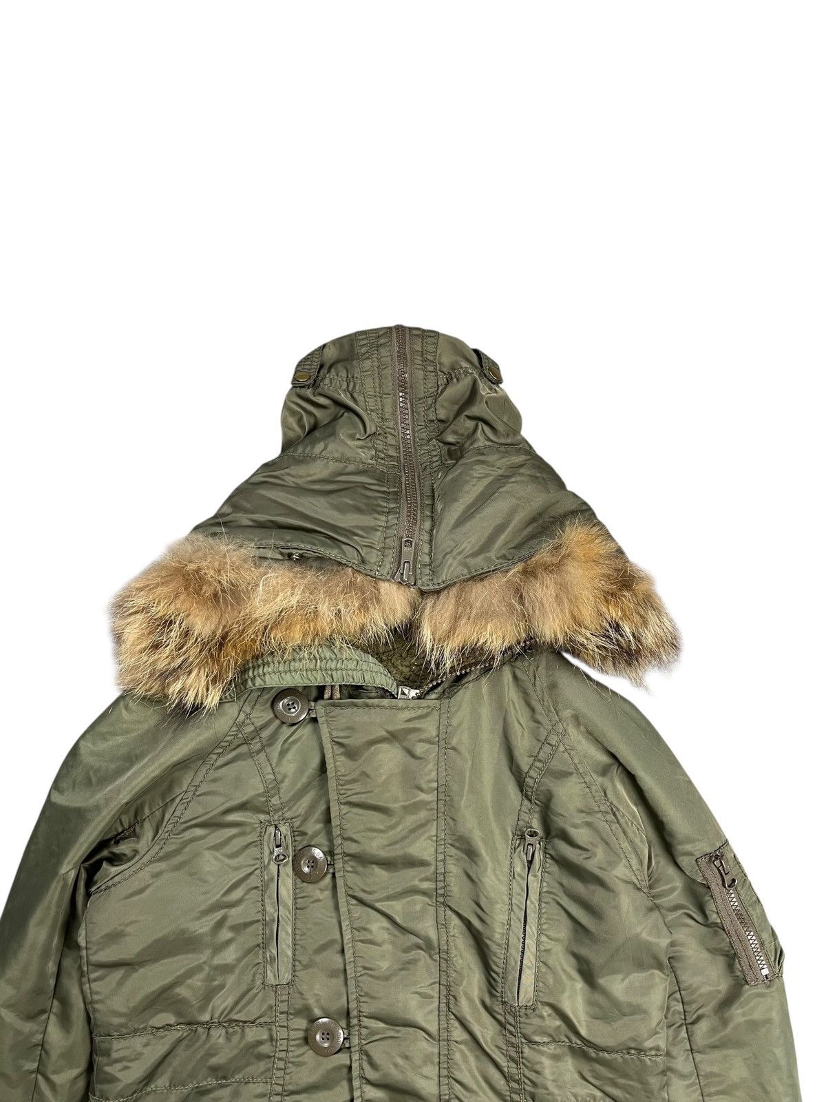 General Research 2000s GOA - Fur Hoodie N3B Fur Hoodie Extreme Jacket Size US M / EU 48-50 / 2 - 6 Thumbnail