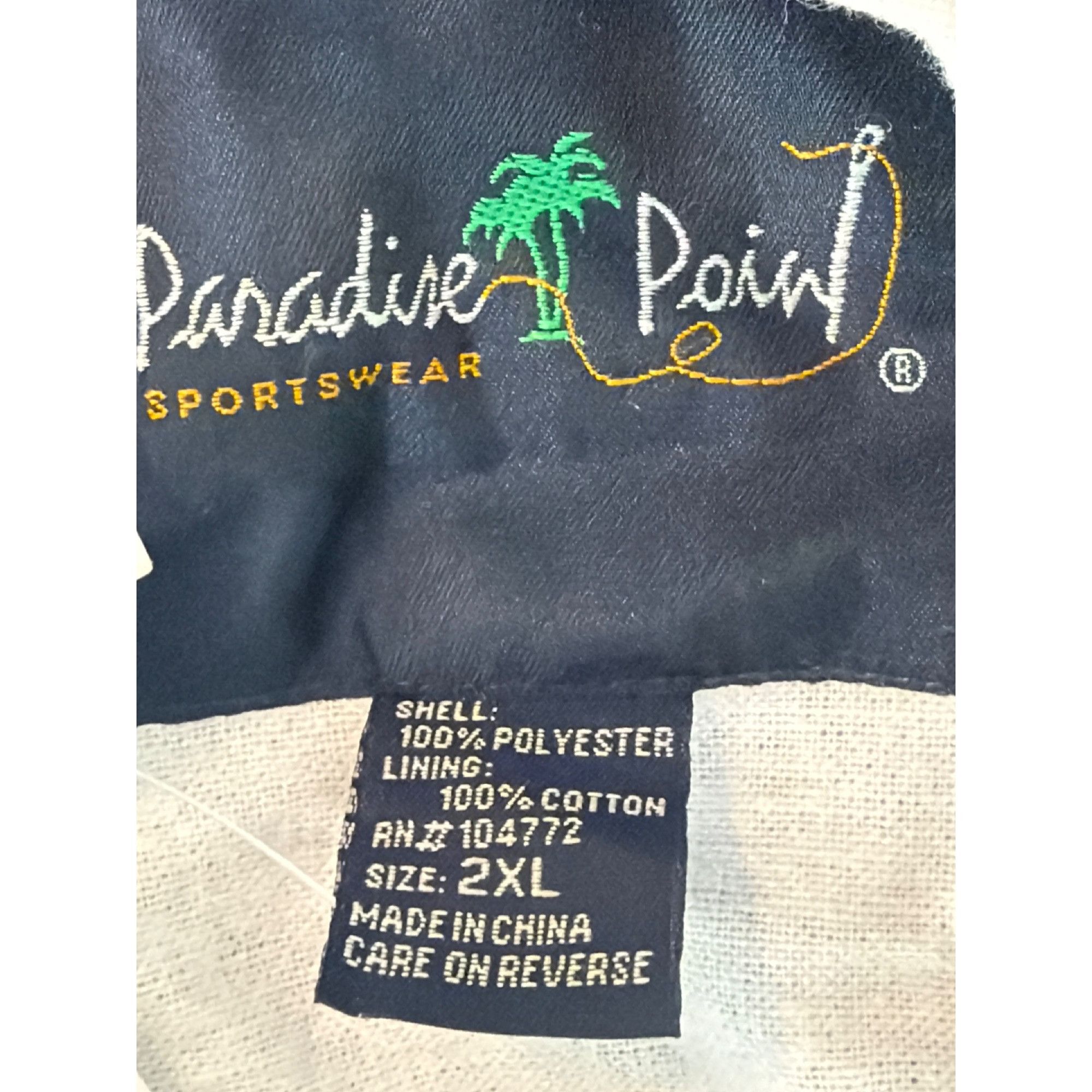 Other Vintage Paradise Point Pullover Windbreaker Top Gun USA Embr Size US XXL / EU 58 / 5 - 6 Thumbnail