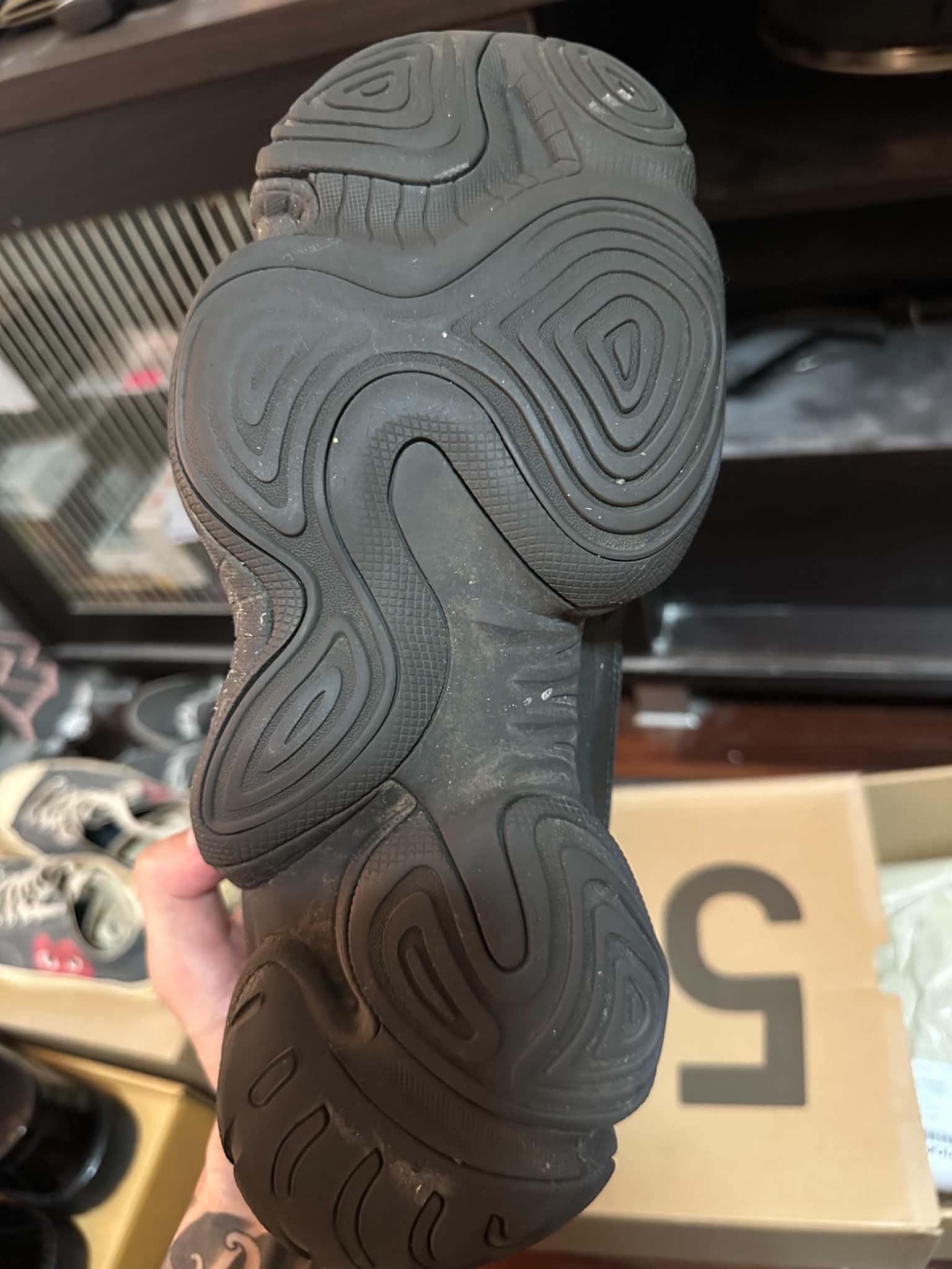 Yeezy Adidas Yeezy 500 Utility Black Size US 12.5 / EU 45-46 - 9 Thumbnail