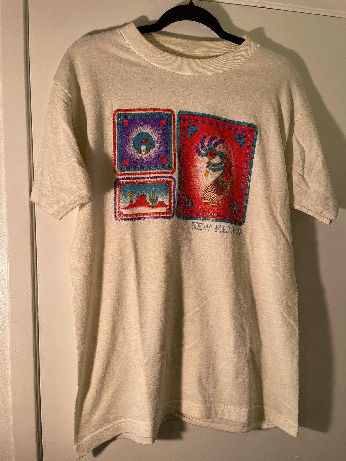 Vintage 90’s VTG Vintage New Mexico Art Mural Cultural Graphic Shirt Size US M / EU 48-50 / 2 - 1 Thumbnail
