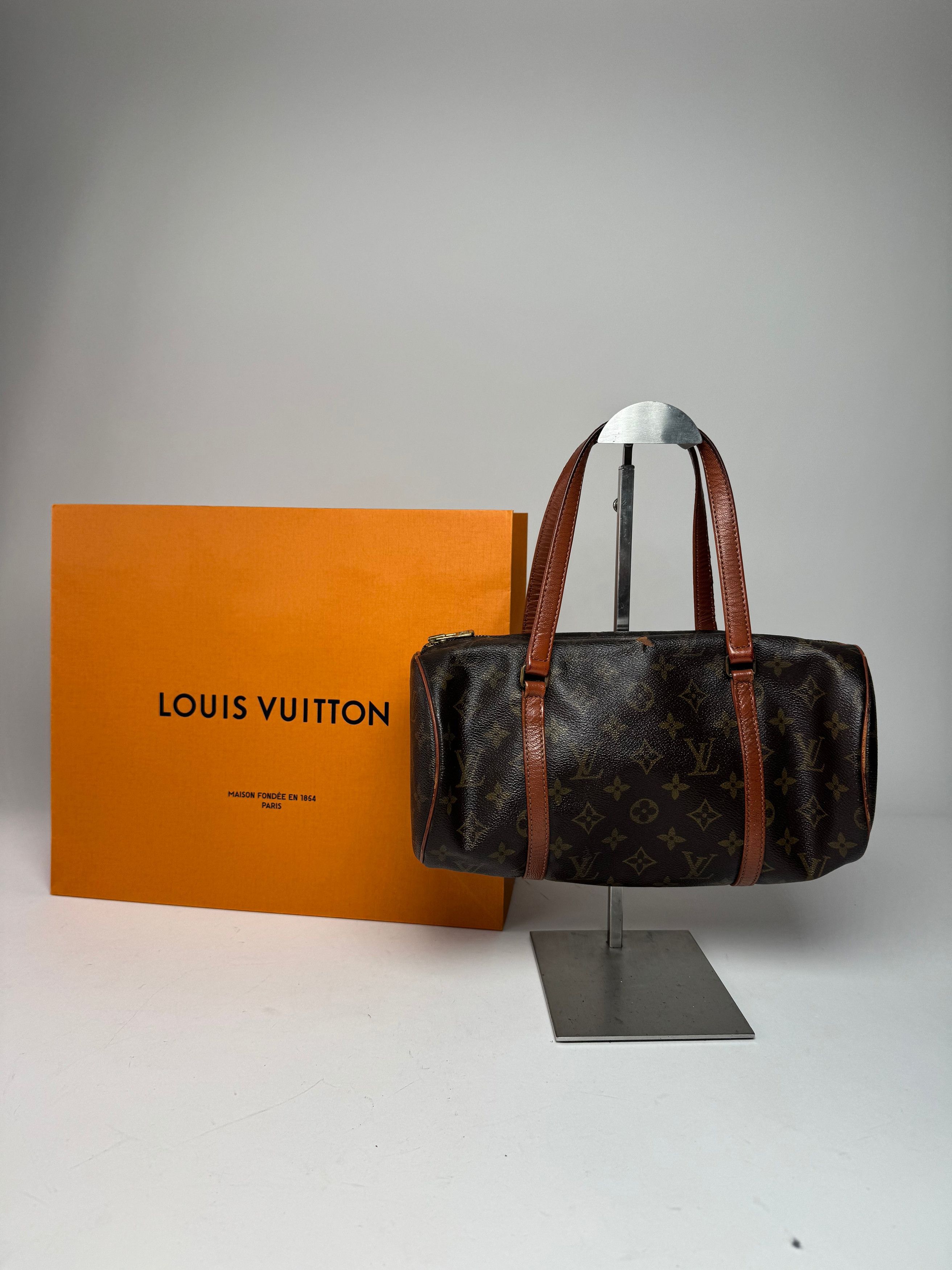 Louis Vuitton Vintage Monogram Leather Handbag Brown Size ONE SIZE - 1 Thumbnail