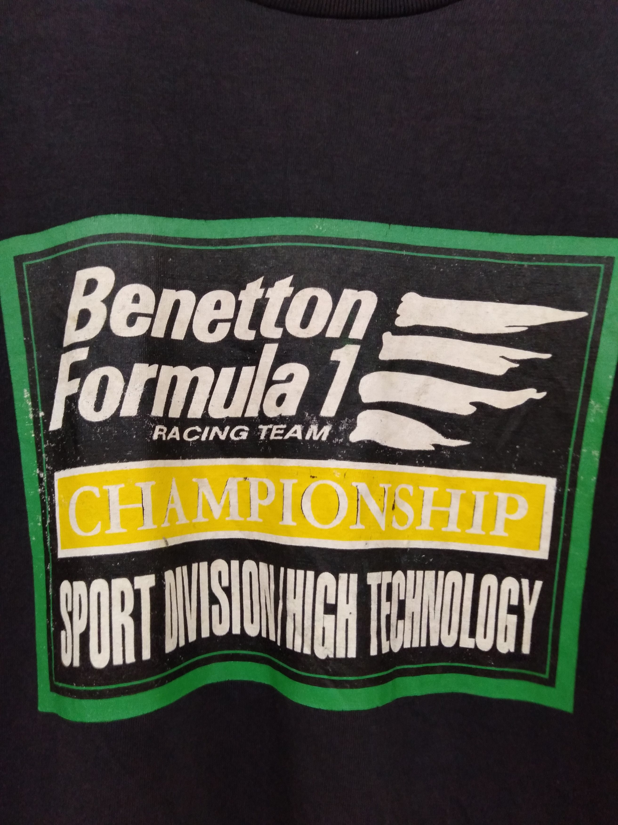 Benetton Vintage Benetton Formula 1 Racing Team t shirt rare Size US L / EU 52-54 / 3 - 4 Thumbnail