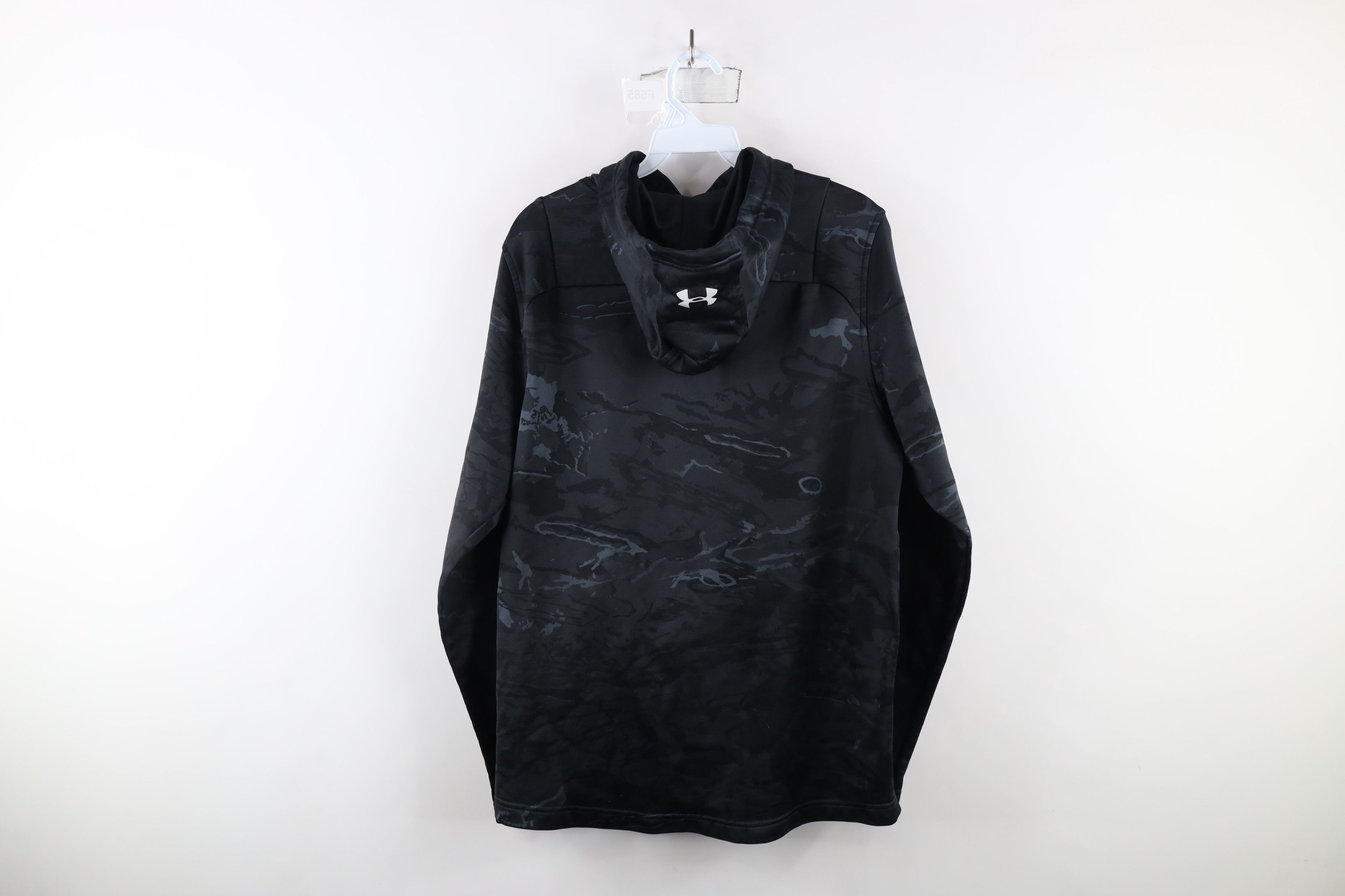 Under Armour × Vintage Under Armour Hunt Camouflage Hoodie Sweatshirt Black Size US M / EU 48-50 / 2 - 12 Thumbnail