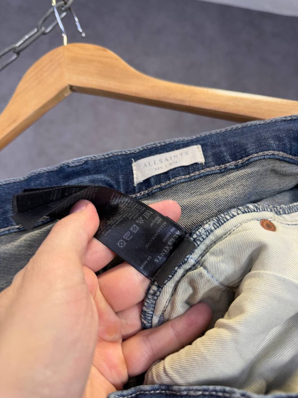 Allsaints Allsaints REX designer jeans Size US 32 / EU 48 - 4 Thumbnail