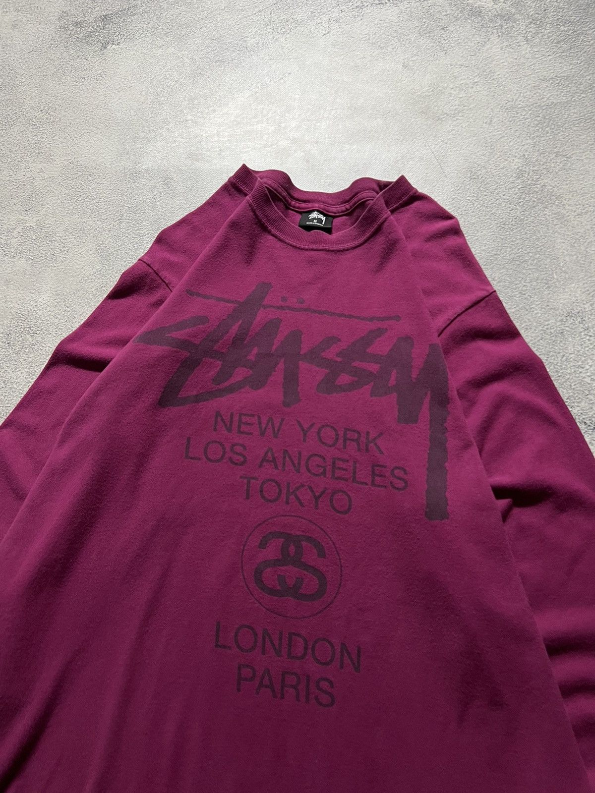 Vintage Y2k Stussy World Tour 🌎 Long Sleeve 00’s