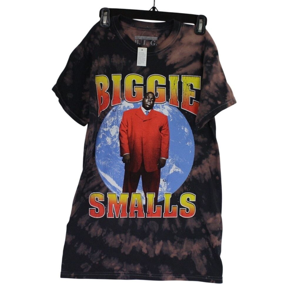 Band Tees × Rap Tees NWT Biggie Smalls Tie Dye Parking Lot Style Rap Tee Size US S / EU 44-46 / 1 - 1 Thumbnail