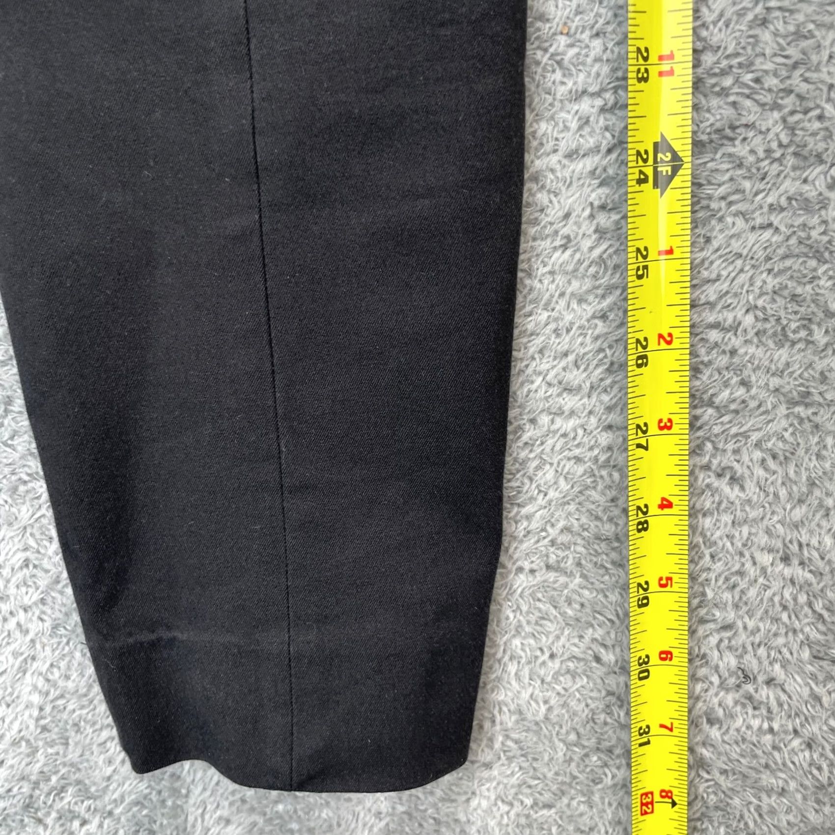 J.Crew J. Crew Pants Slim Ankle Black 00P Womens Stretch Office School Work Straight Front Size 24" / US 00 / IT 34 - 6 Thumbnail
