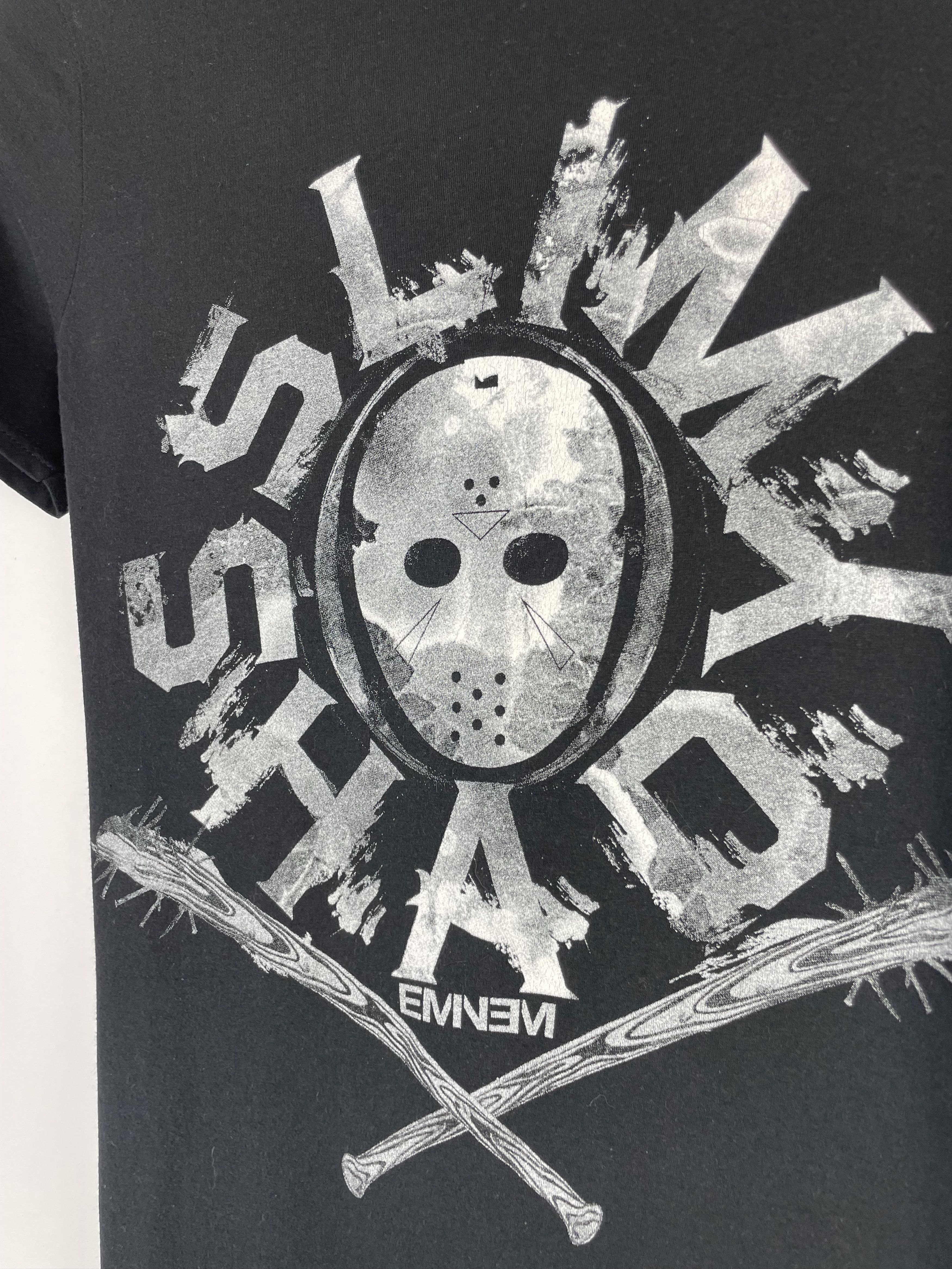 Eminem × Rap Tees × Vintage 2015 Eminem Slim Shady Black T-Shirt Size US S / EU 44-46 / 1 - 4 Thumbnail