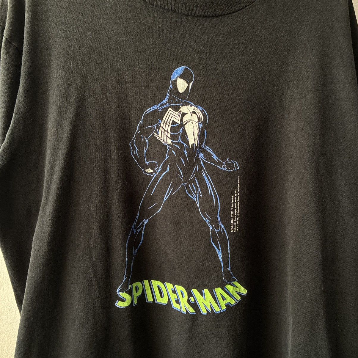 Marvel Comics Marvel Vintage 1991 Spider-man Print T Shirt Size US XL / EU 56 / 4 - 4 Thumbnail