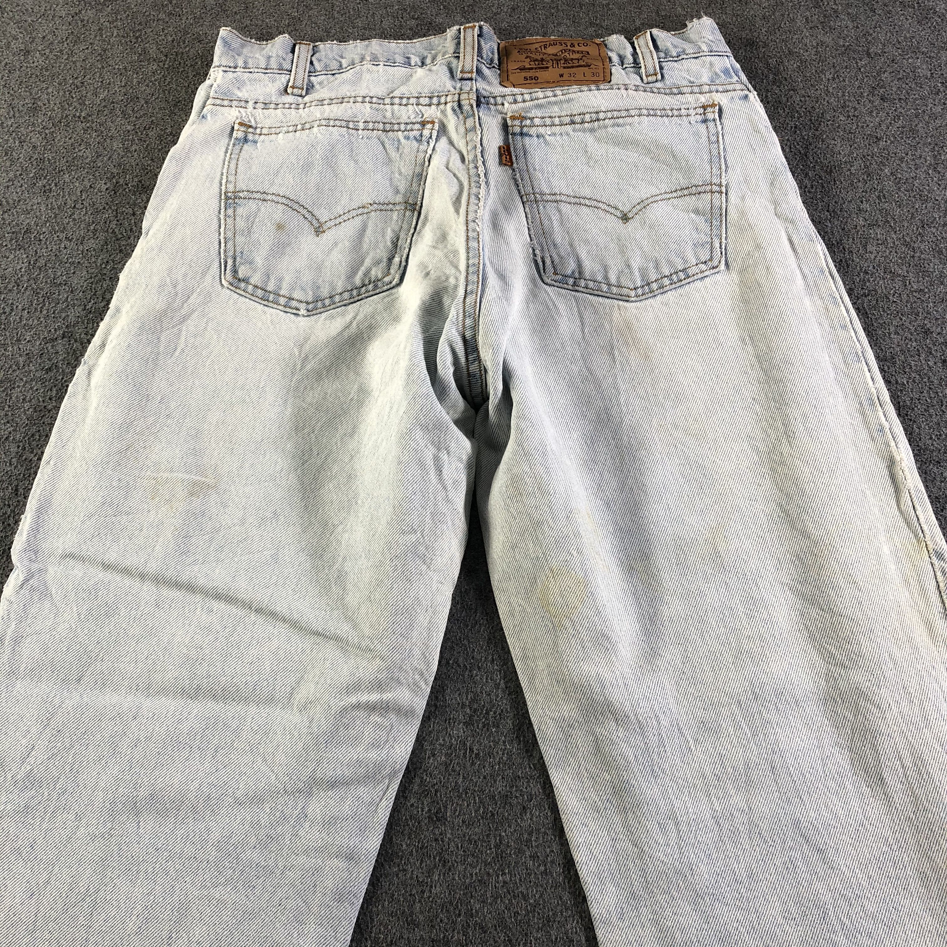 Levi's Vintage Light Wash Levis 550 Jeans-J4514 Size US 31 - 4 Thumbnail