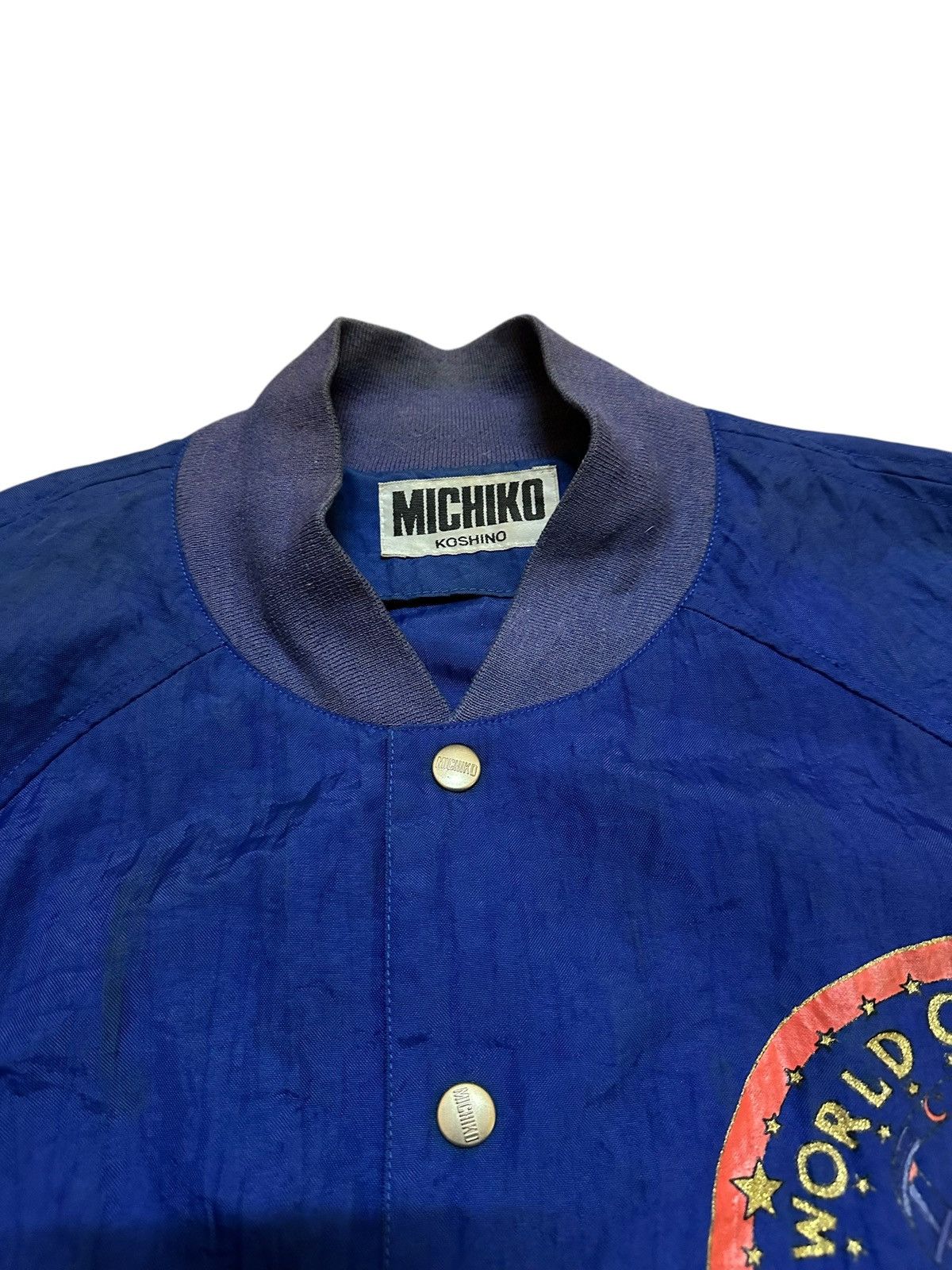 Michiko Koshino London × Vintage Vintage Michiko Koshino London Nylon Bomber Jacket Boxing Size US M / EU 48-50 / 2 - 4 Thumbnail