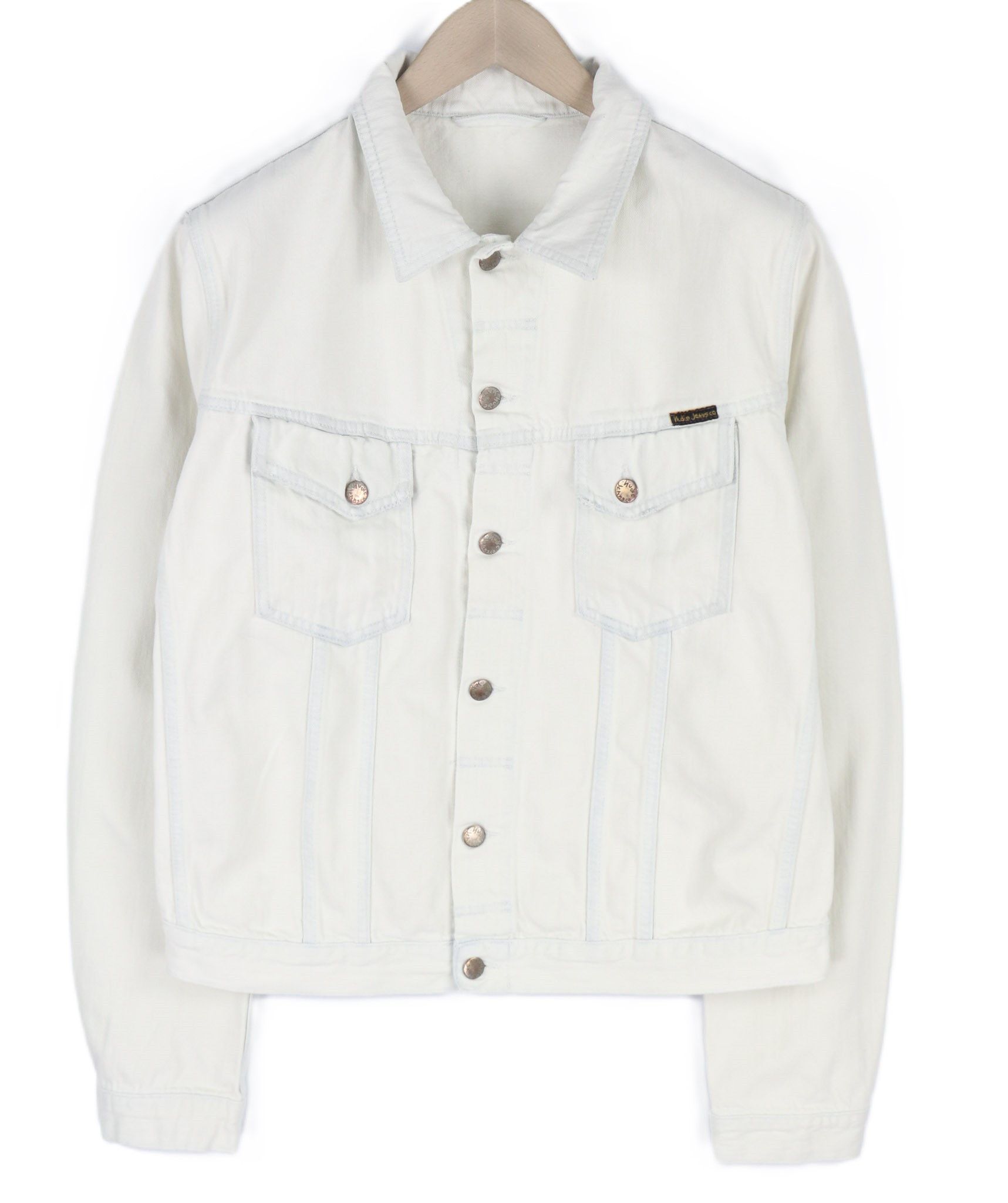 Nudie Jeans TERRY XL Extreme Bleach Pockets Jacket 81034 Size US XL / EU 56 / 4 - 1 Thumbnail