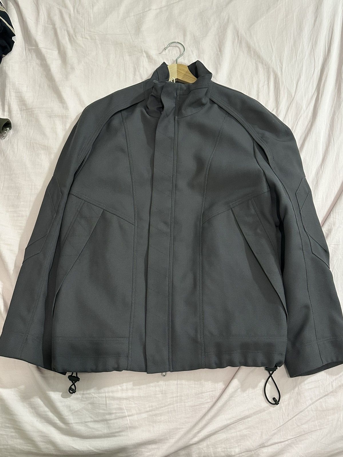 AFFXWRKS ジャケット Kiko Kostadinov AFFXWRKS × Kiko Kostadinov Grey Velvet Dual Zip Service Work