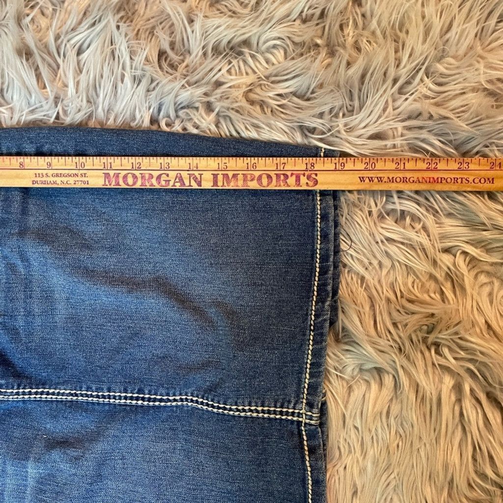 Nine West Nine West Dark Blue Denim Y2K vtg skort size 8/28 Size 30" / US 8 / IT 44 - 8 Thumbnail