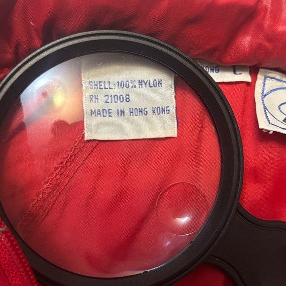 Izod Vtg IZOD LACOSTE Red/Blue Half Zip Windbreaker Jacket Hood Size US L / EU 52-54 / 3 - 7 Thumbnail