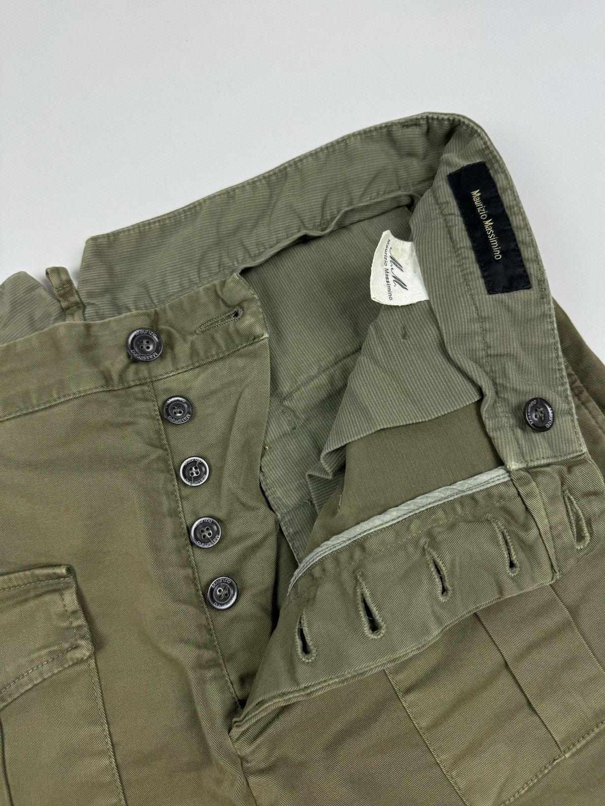 Designer Maurizio Massimino Front Pockets Designer Chino Pants Size US 34 / EU 50 - 9 Thumbnail