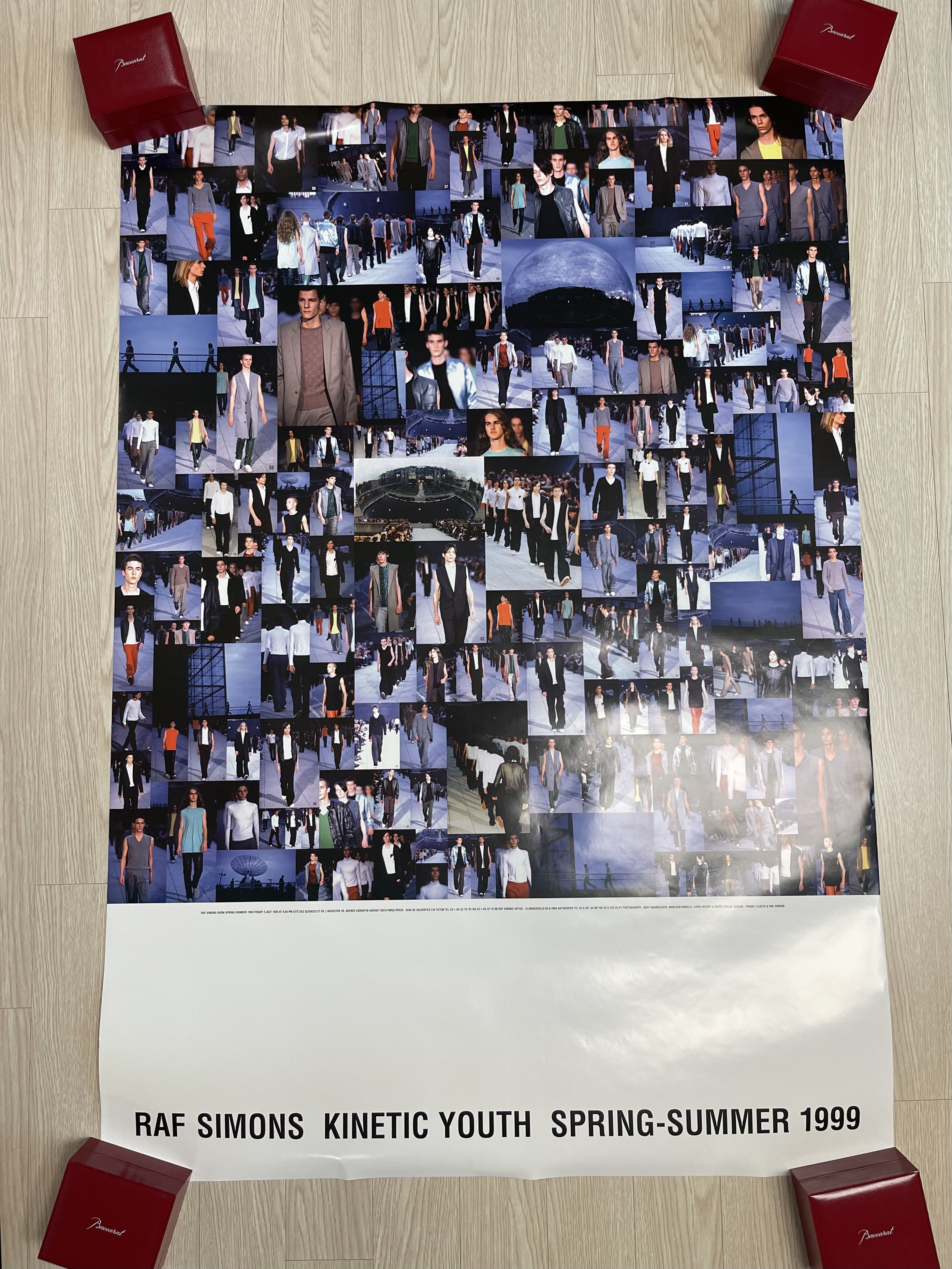 アート・デザイン・音楽 RAF SIMONS Kinetic Youth 1999 poster アート・デザイン・音楽 RAF SIMONS Kinetic Youth 1999 poster