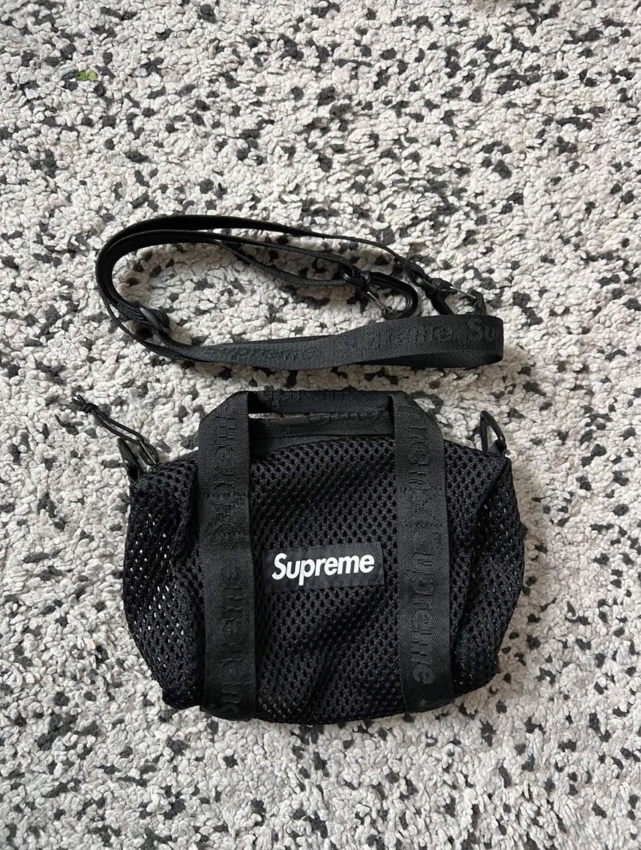 Rare Supreme Scatter Weave Back Pack Made in USA Backpacks