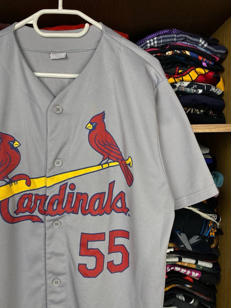MLB vtg St Louis Cardinals #55 Piscotty Name MLB Jersey Size US XL / EU 56 / 4 - 4 Thumbnail